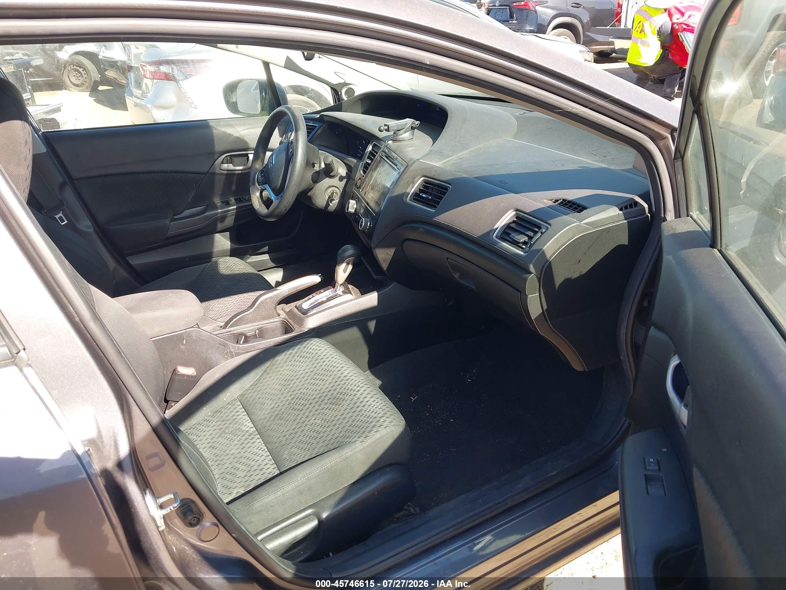2015 Honda Civic Se Gray vin: 2HGFB2F76FH536042