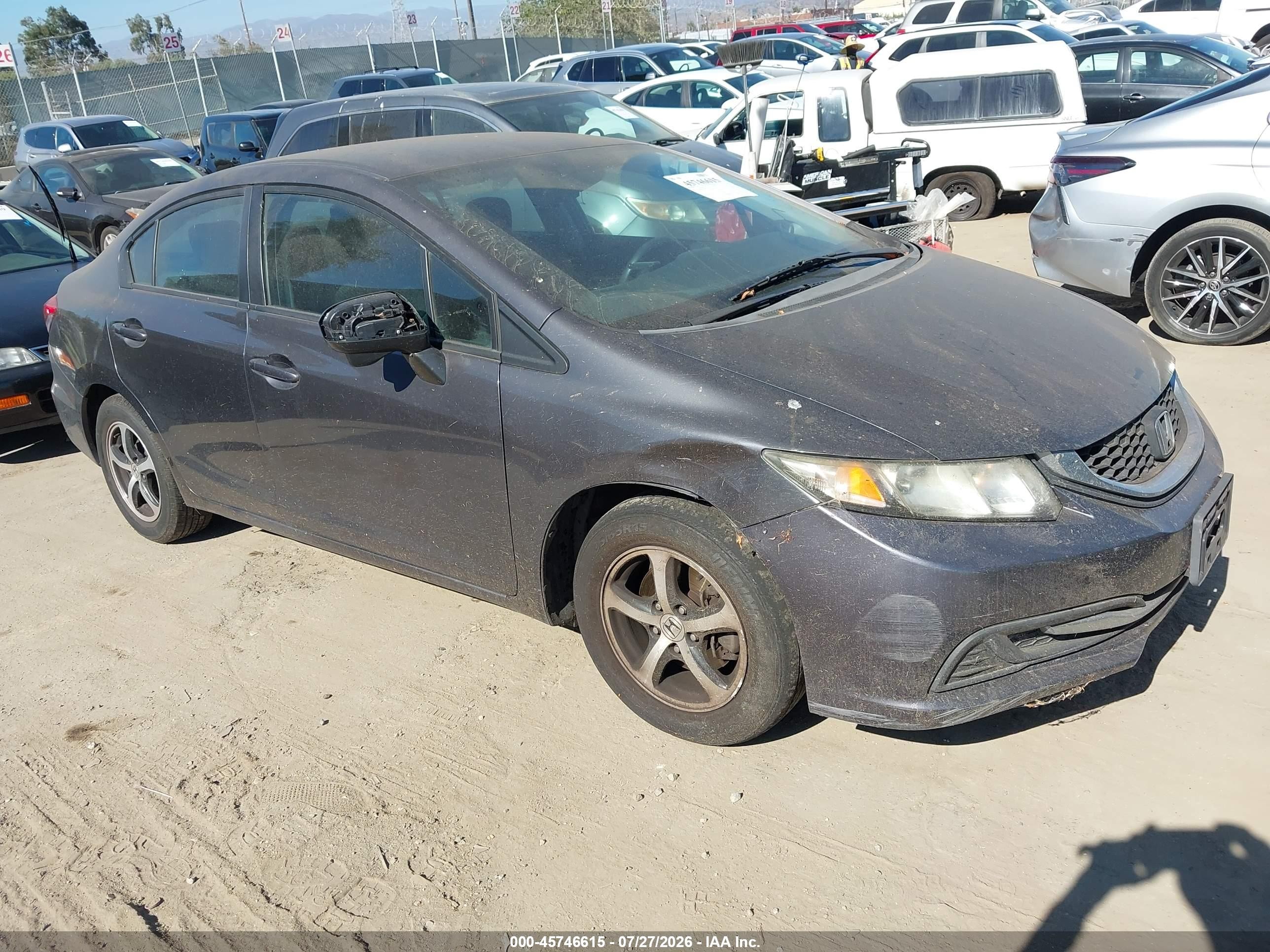 2015 Honda Civic Se Gray vin: 2HGFB2F76FH536042