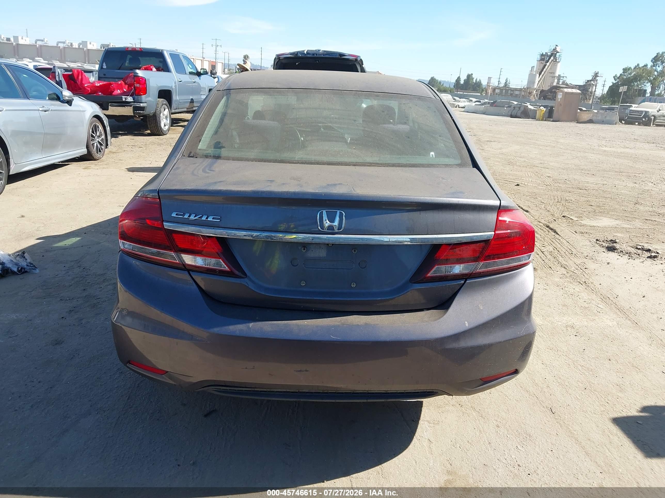 2015 Honda Civic Se Gray vin: 2HGFB2F76FH536042