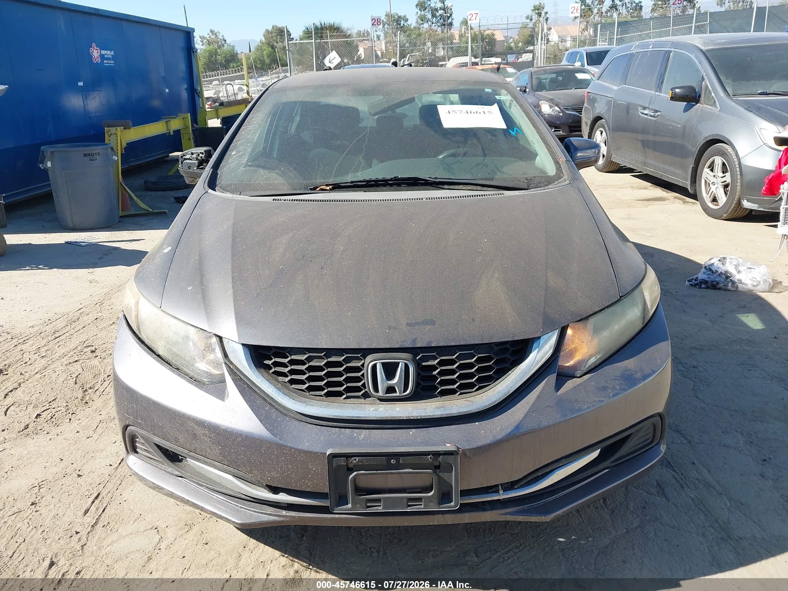 2015 Honda Civic Se Gray vin: 2HGFB2F76FH536042