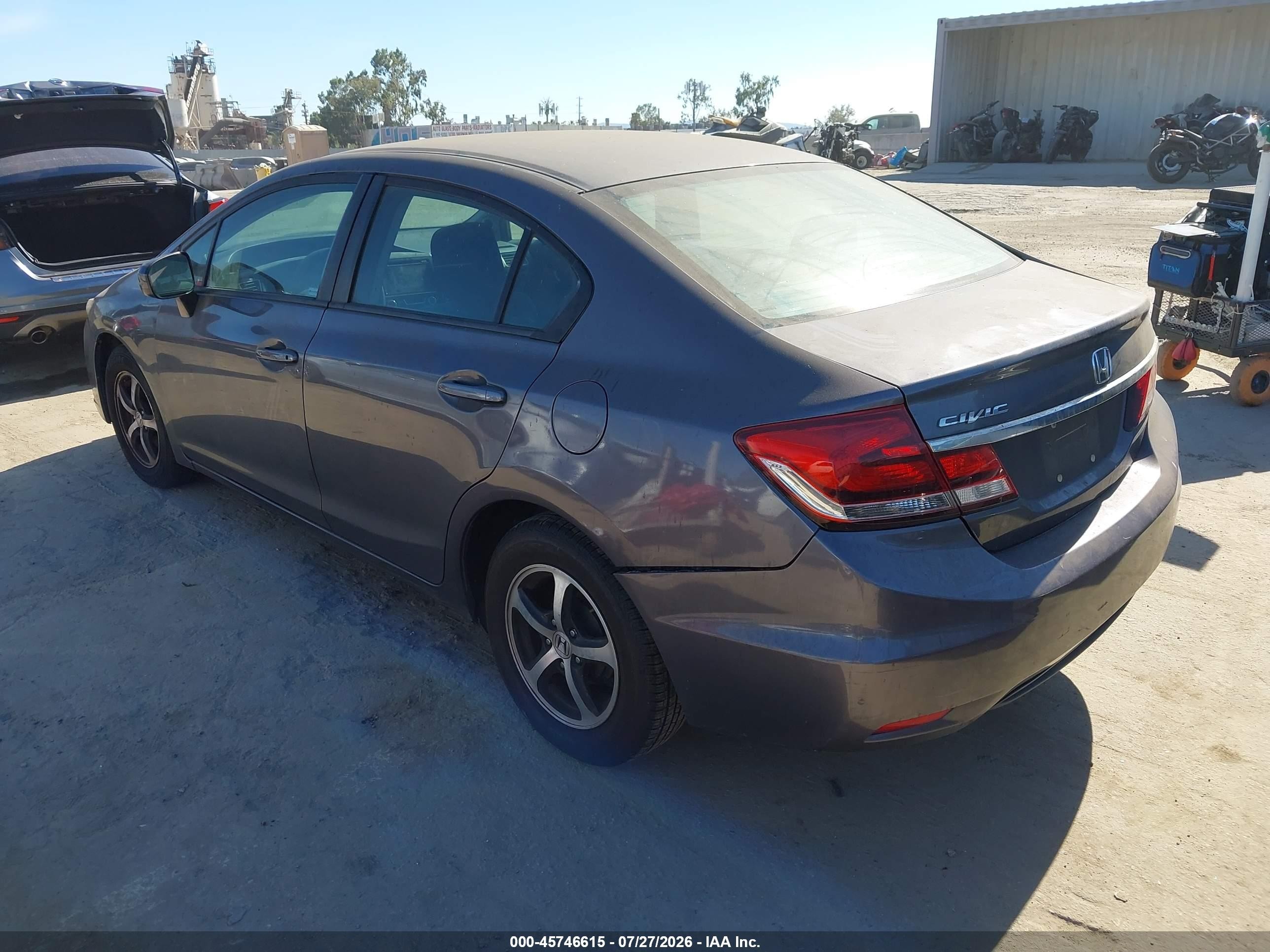2015 Honda Civic Se Gray vin: 2HGFB2F76FH536042