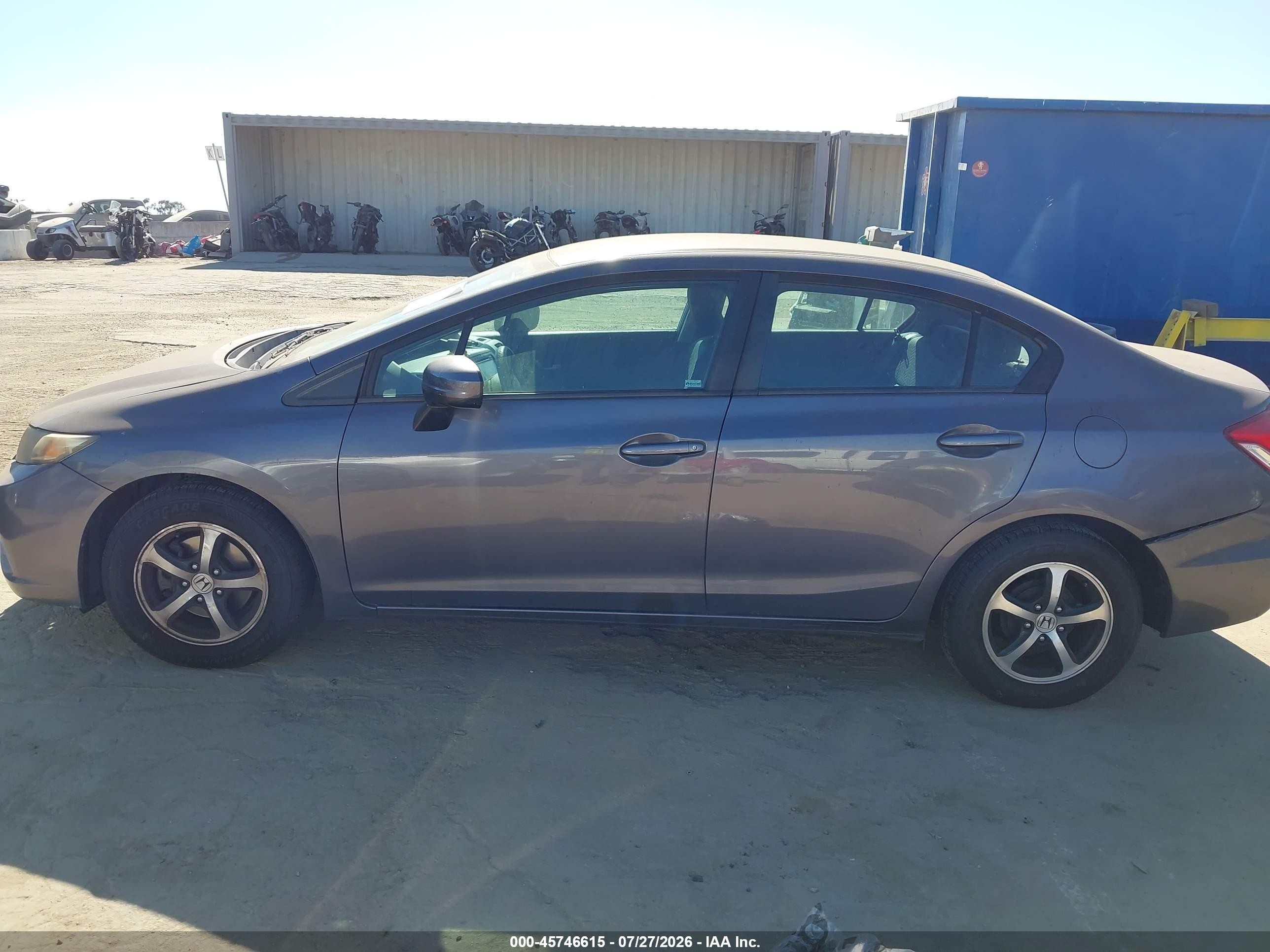 2015 Honda Civic Se Gray vin: 2HGFB2F76FH536042