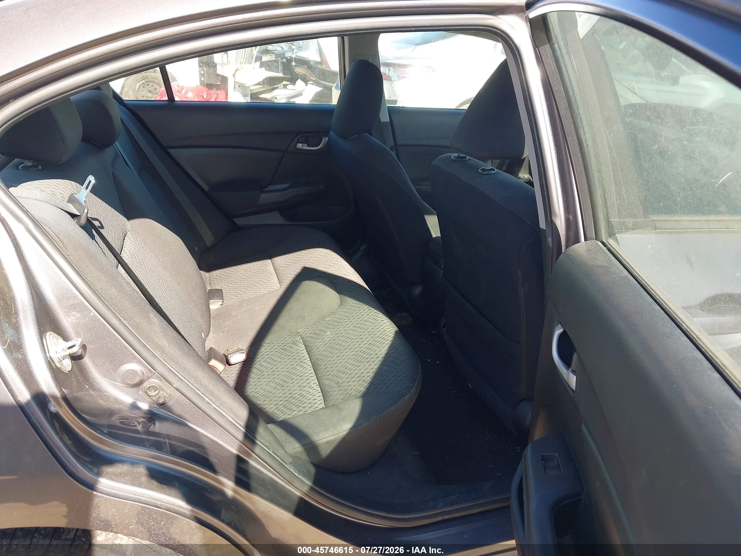2015 Honda Civic Se Gray vin: 2HGFB2F76FH536042