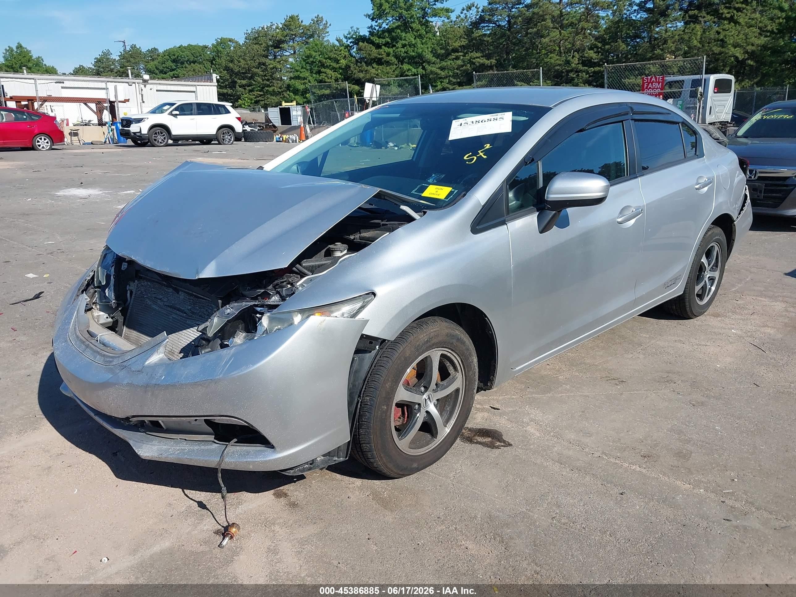 2015 Honda Civic Se Silver vin: 2HGFB2F78FH506010