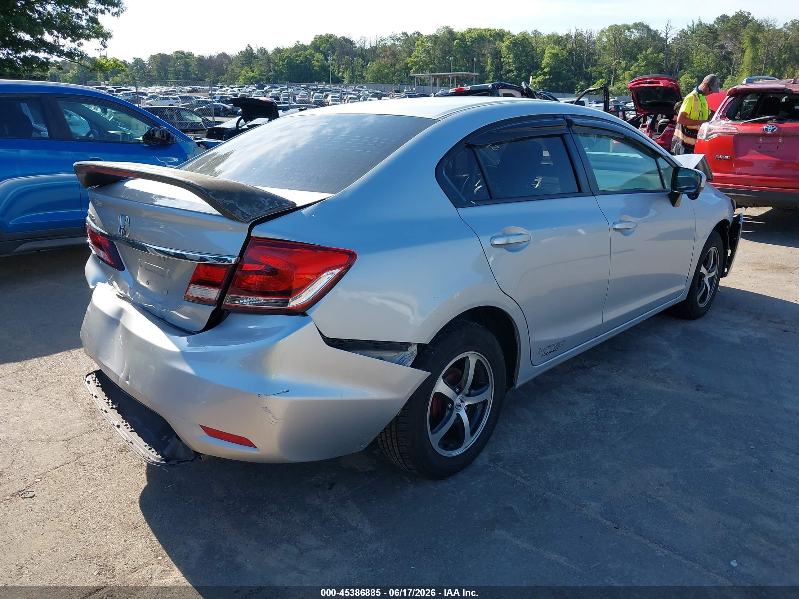 2015 Honda Civic Se Silver vin: 2HGFB2F78FH506010