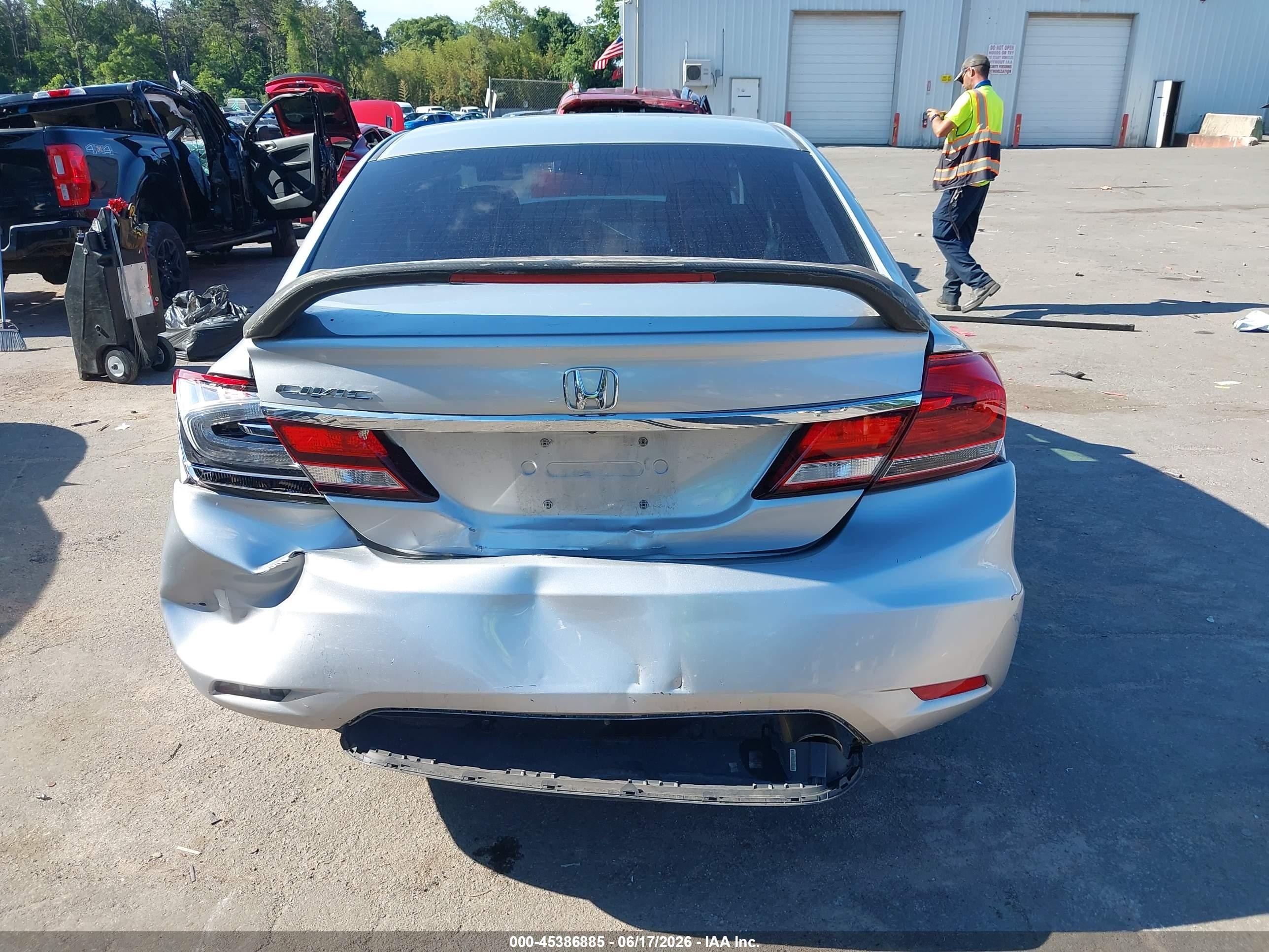 2015 Honda Civic Se Silver vin: 2HGFB2F78FH506010