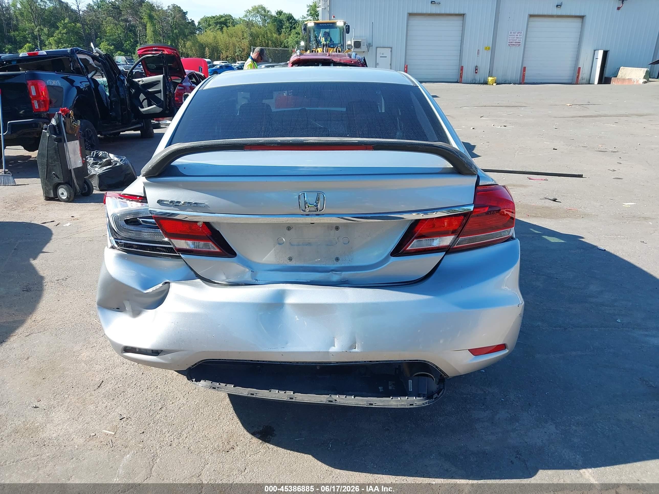2015 Honda Civic Se Silver vin: 2HGFB2F78FH506010