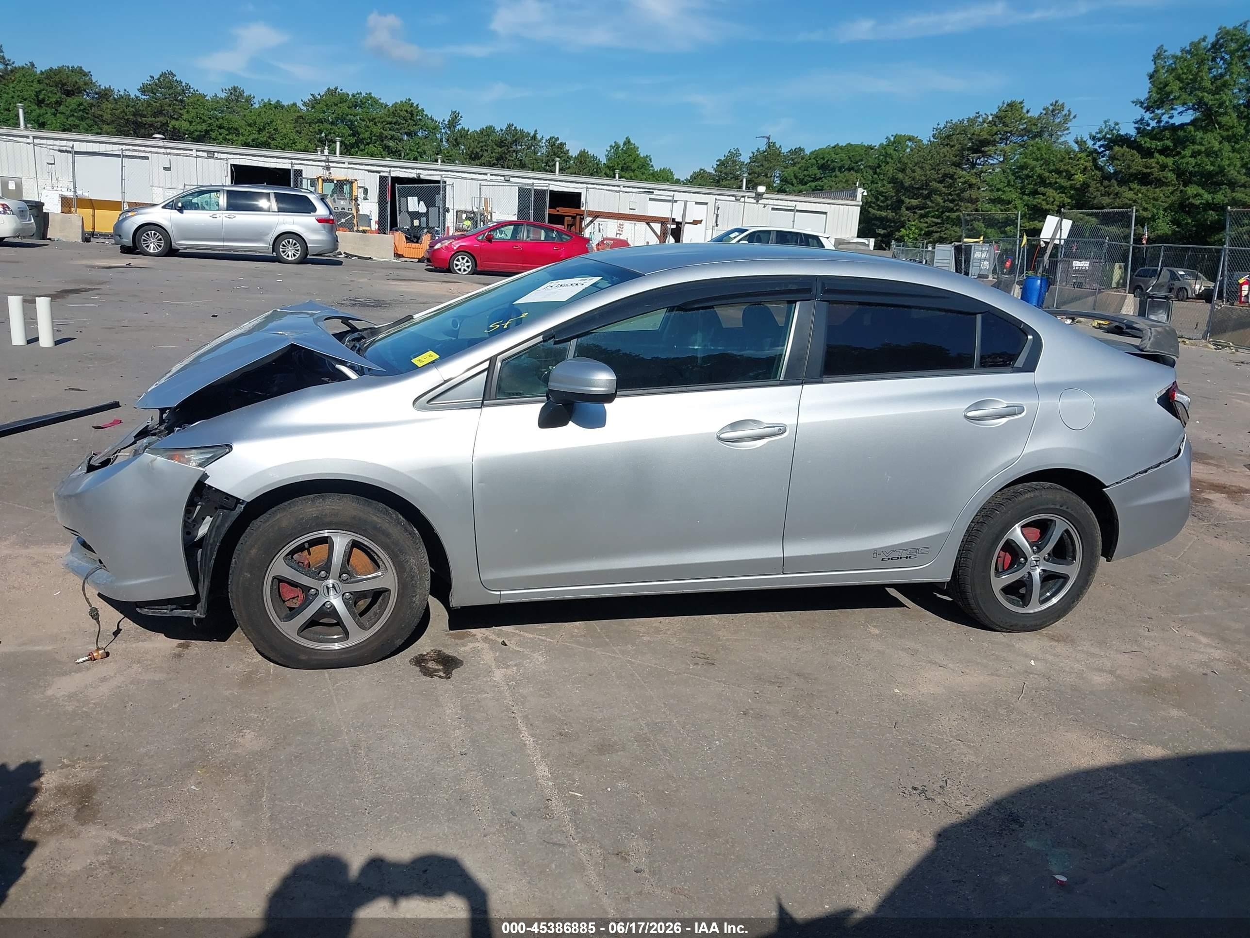 2015 Honda Civic Se Silver vin: 2HGFB2F78FH506010
