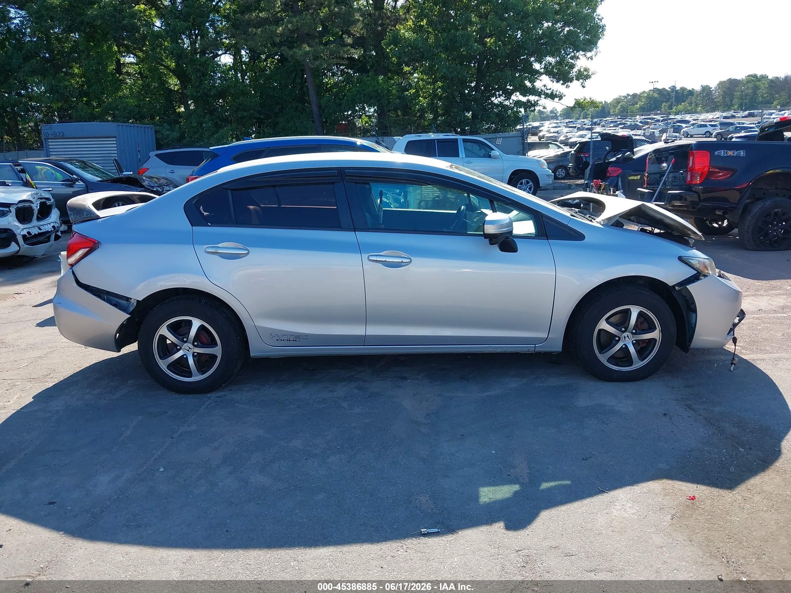 2015 Honda Civic Se Silver vin: 2HGFB2F78FH506010