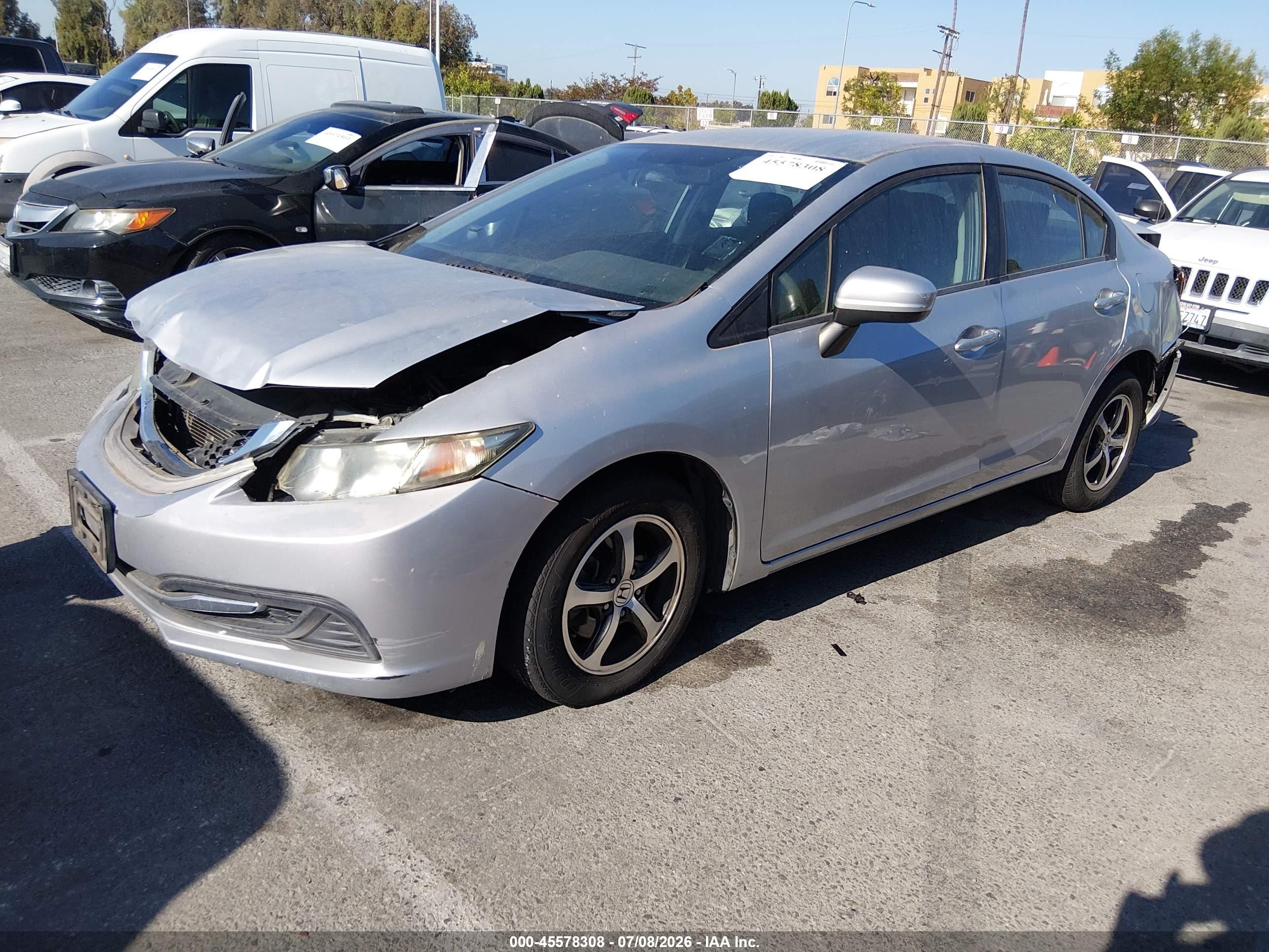 2015 Honda Civic Se Gray vin: 2HGFB2F78FH518223