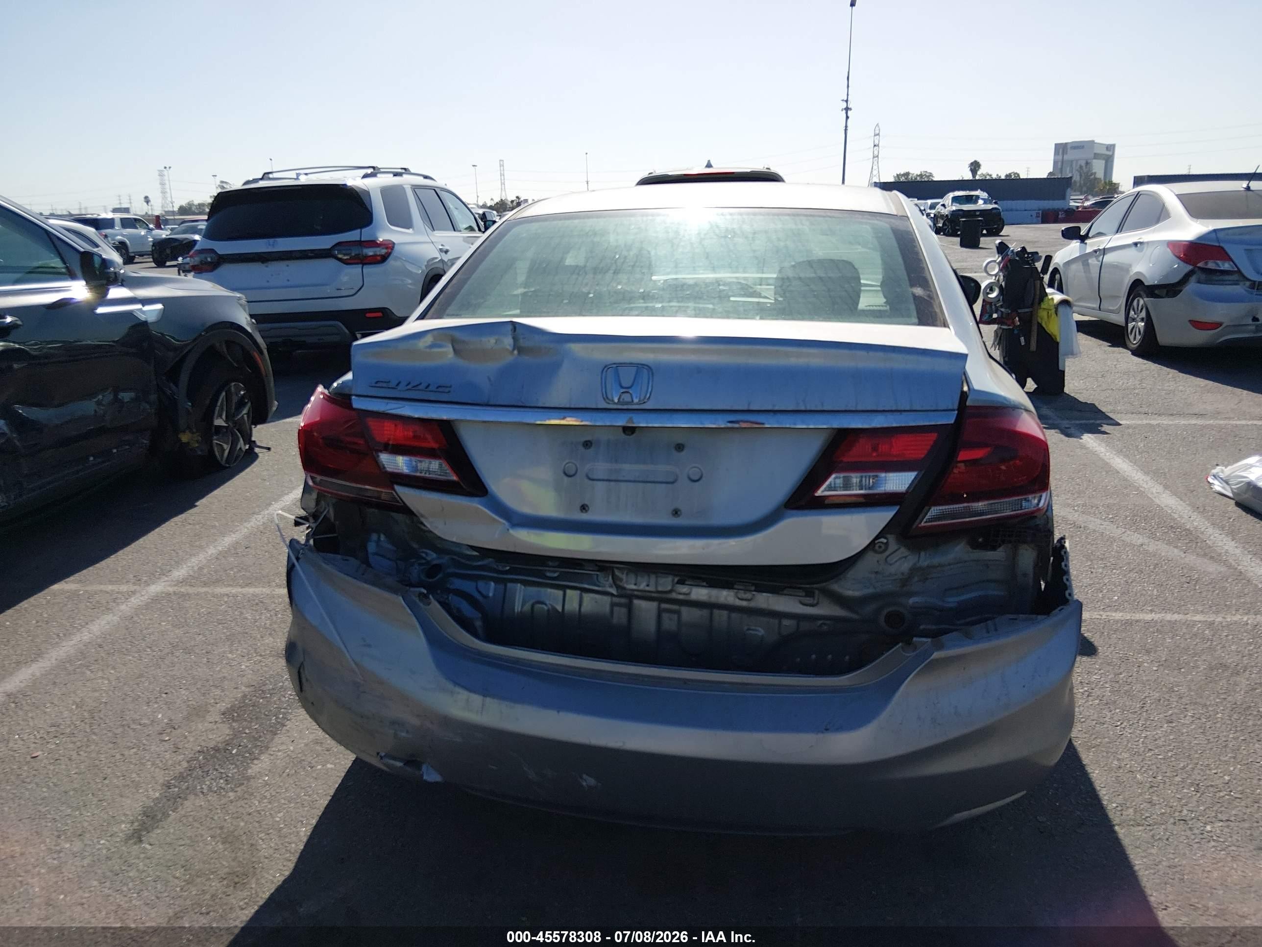 2015 Honda Civic Se Gray vin: 2HGFB2F78FH518223