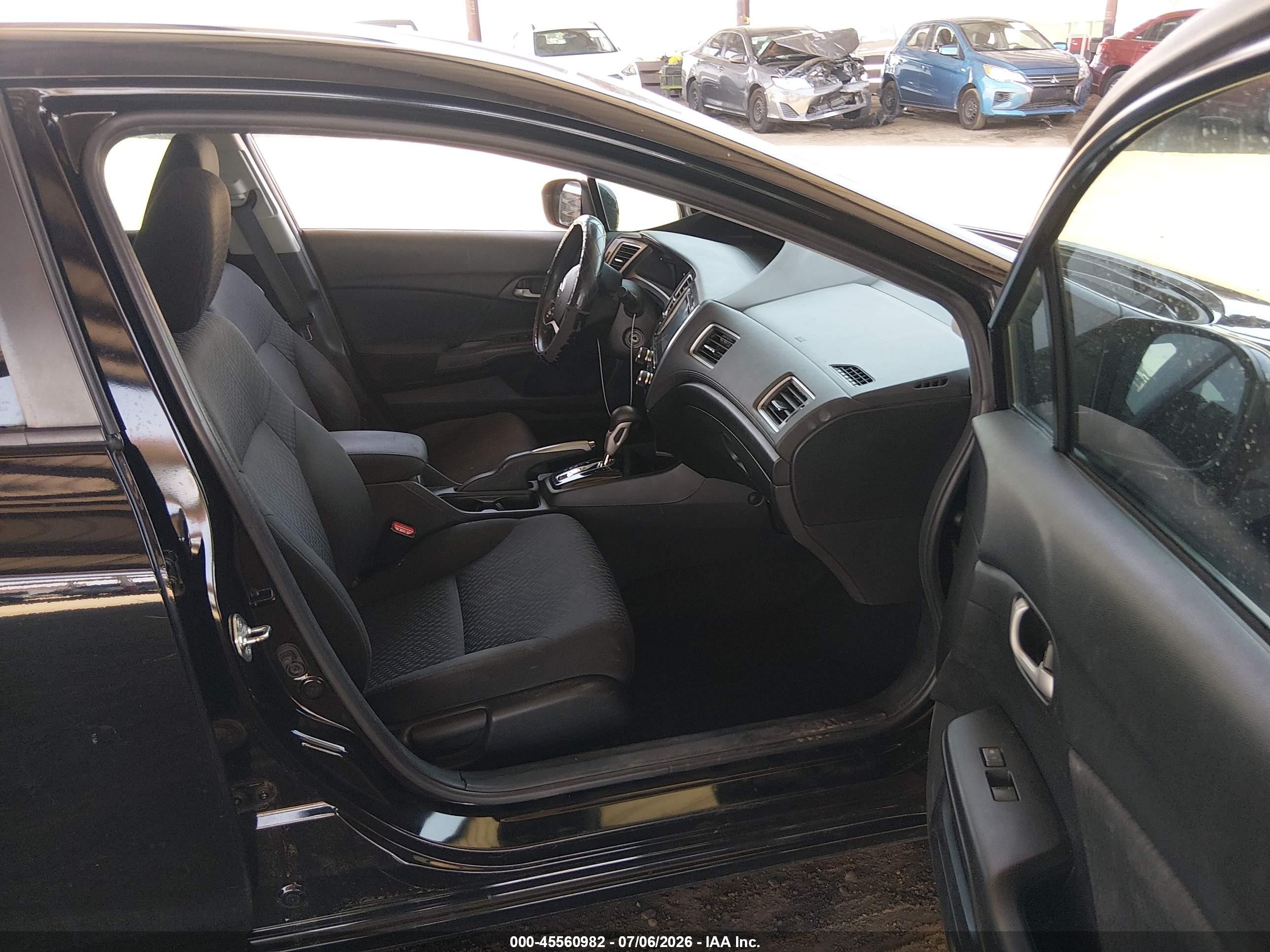 2015 Honda Civic Se Black vin: 2HGFB2F78FH543722