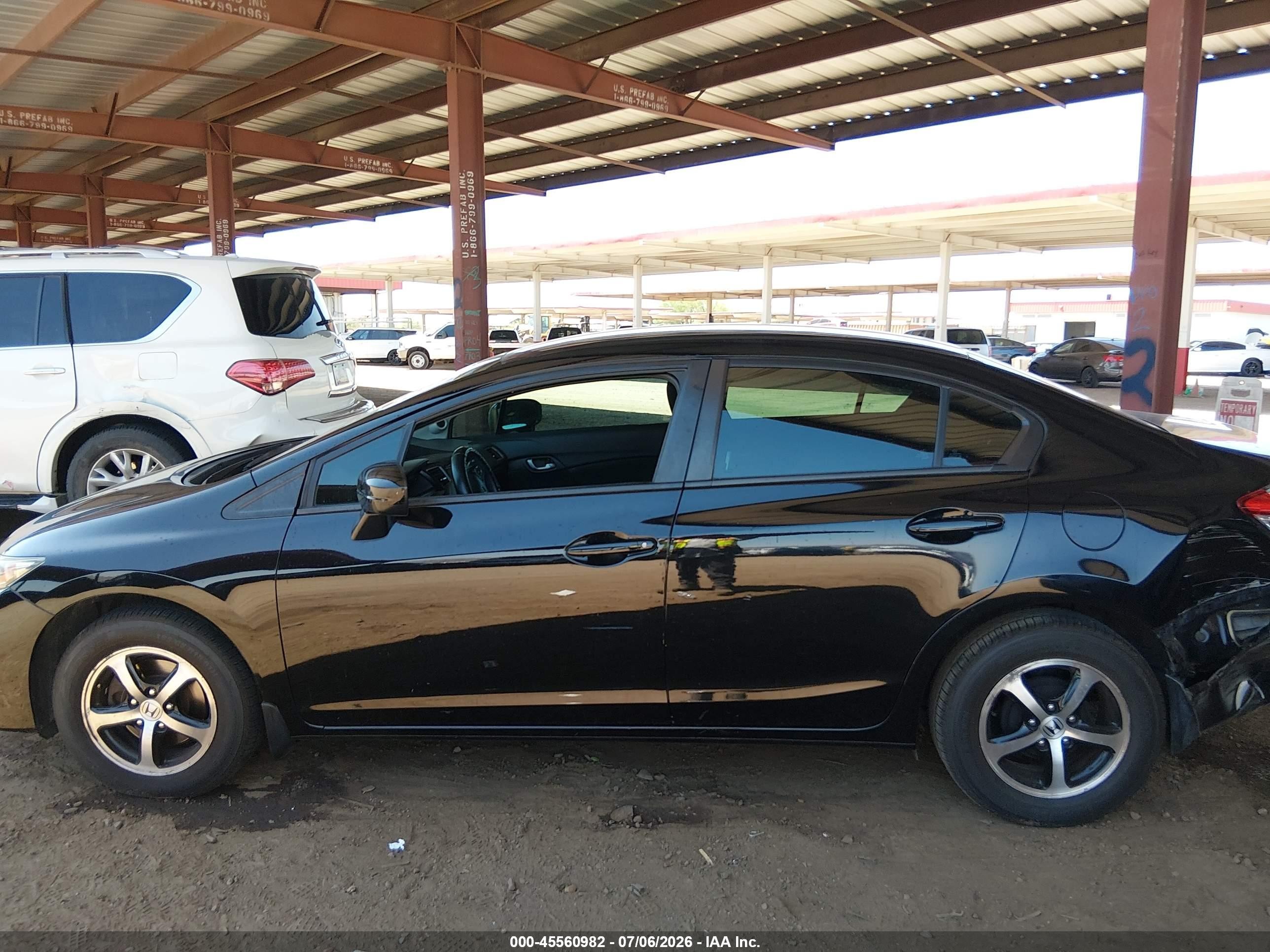 2015 Honda Civic Se Black vin: 2HGFB2F78FH543722