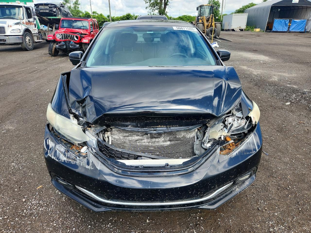 2014 Honda Civic Touring Black vin: 2HGFB2F7XEH004369