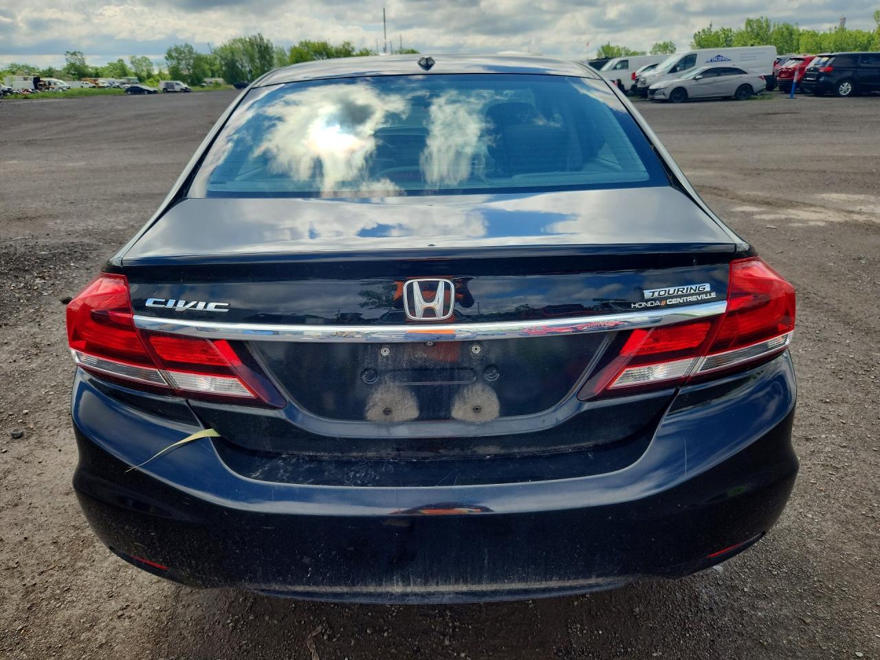 2014 Honda Civic Touring Black vin: 2HGFB2F7XEH004369