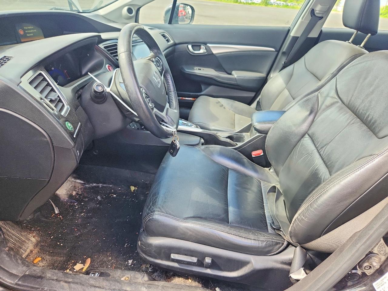 2014 Honda Civic Touring Black vin: 2HGFB2F7XEH004369