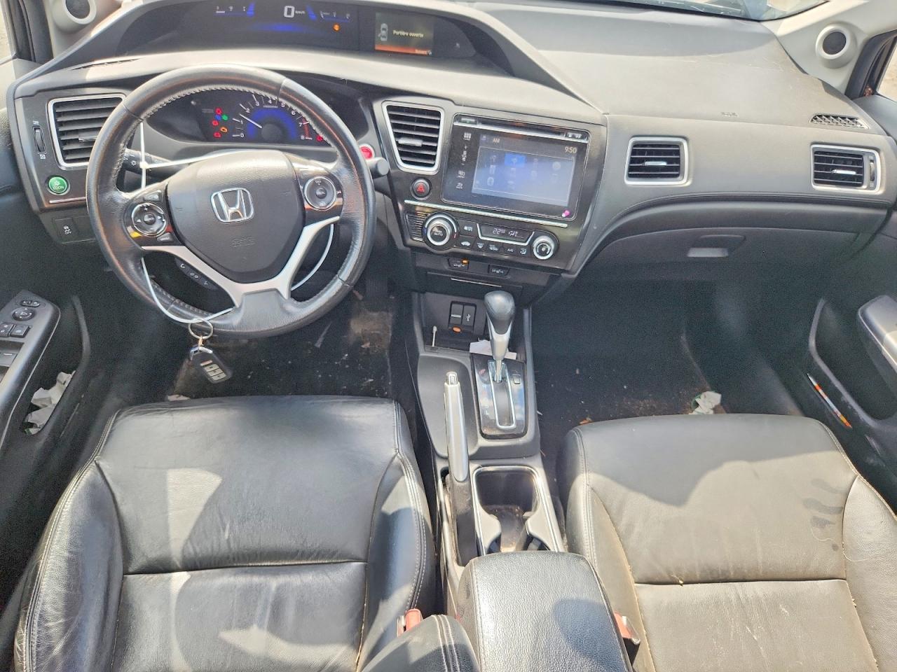 2014 Honda Civic Touring Black vin: 2HGFB2F7XEH004369