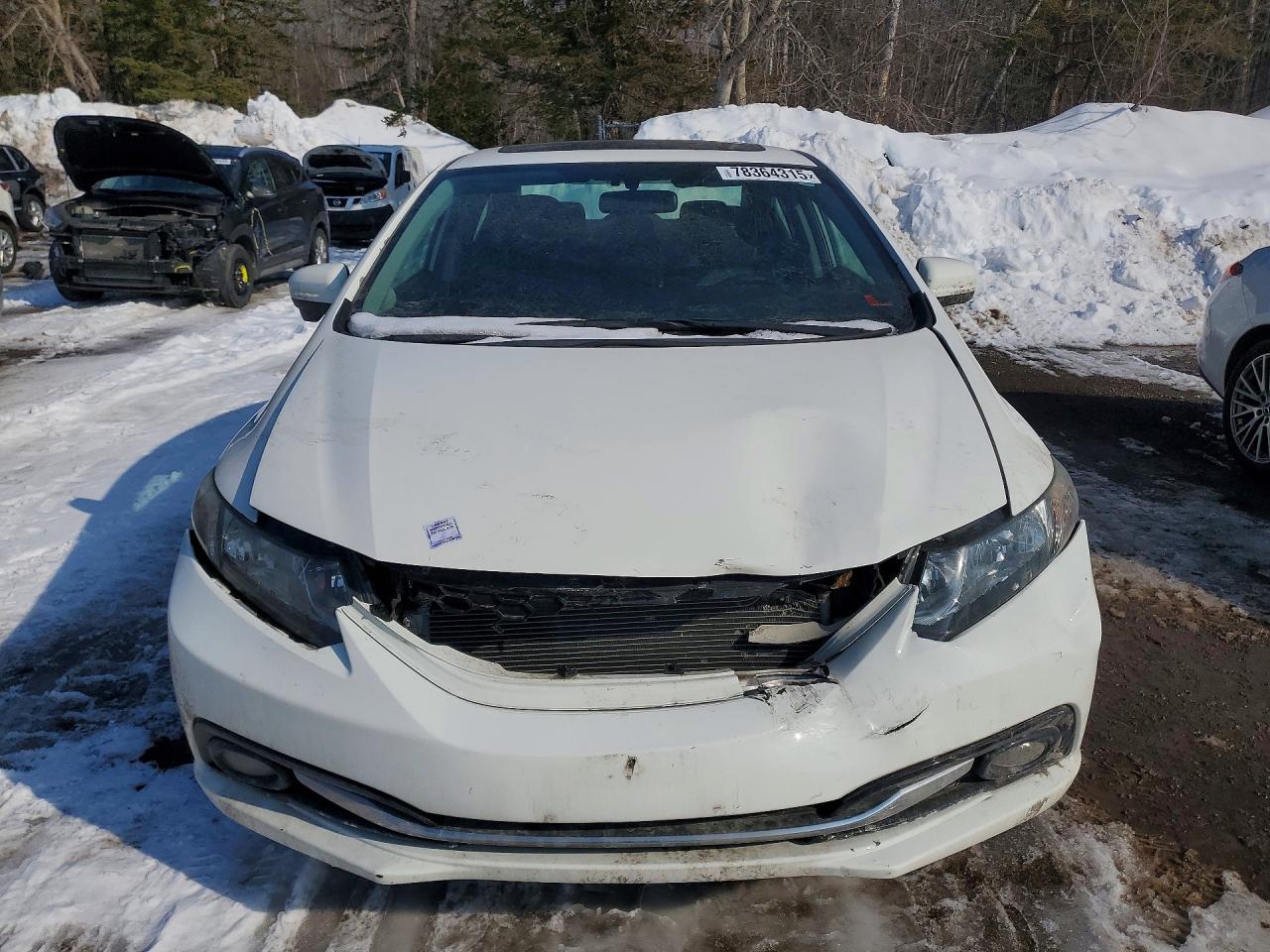 2015 Honda Civic Se White vin: 2HGFB2F7XFH051502