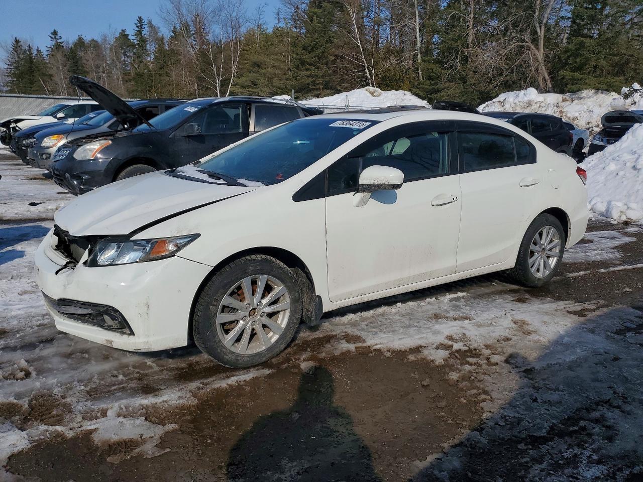 2015 Honda Civic Se White vin: 2HGFB2F7XFH051502