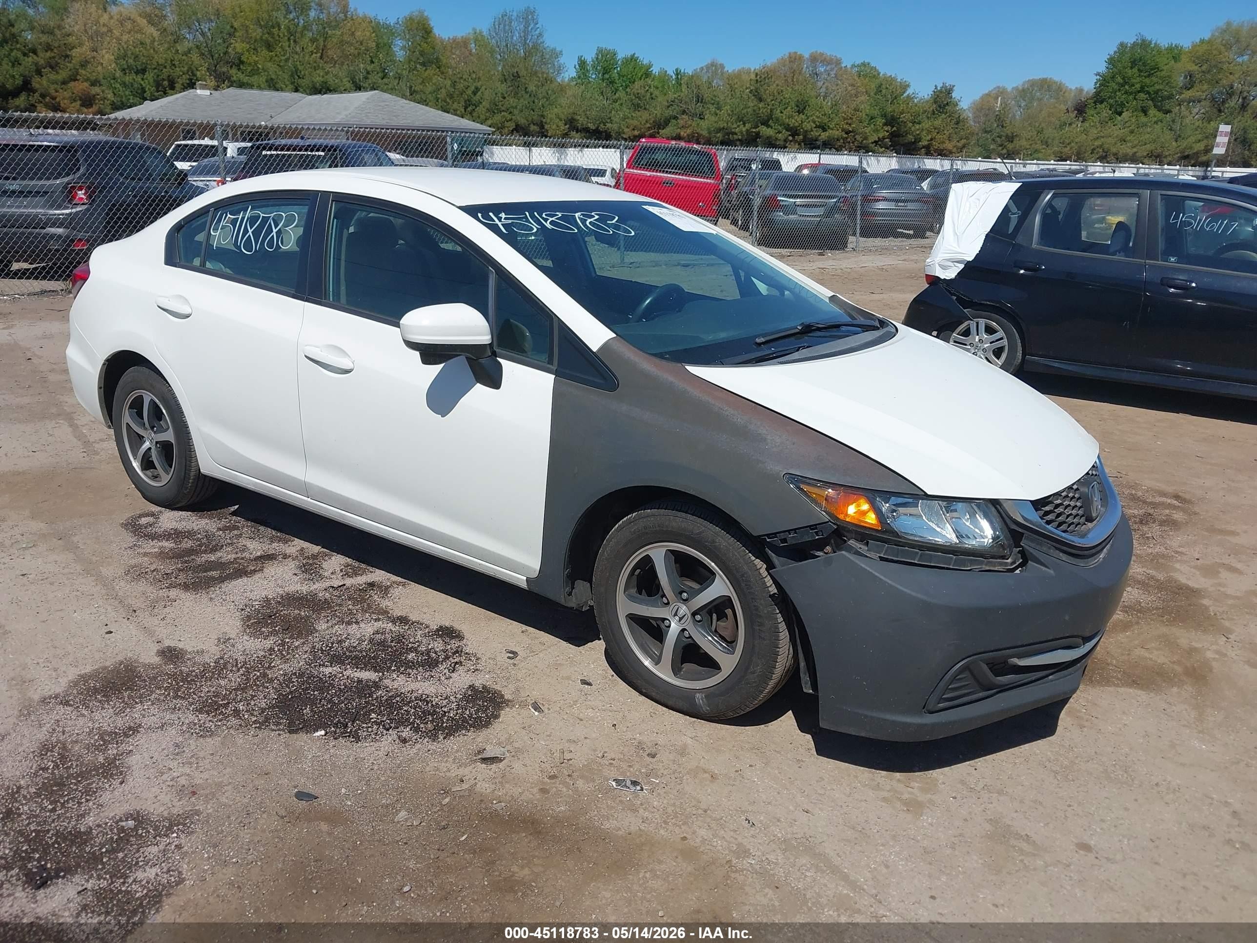 2015 Honda Civic Se White vin: 2HGFB2F7XFH506686