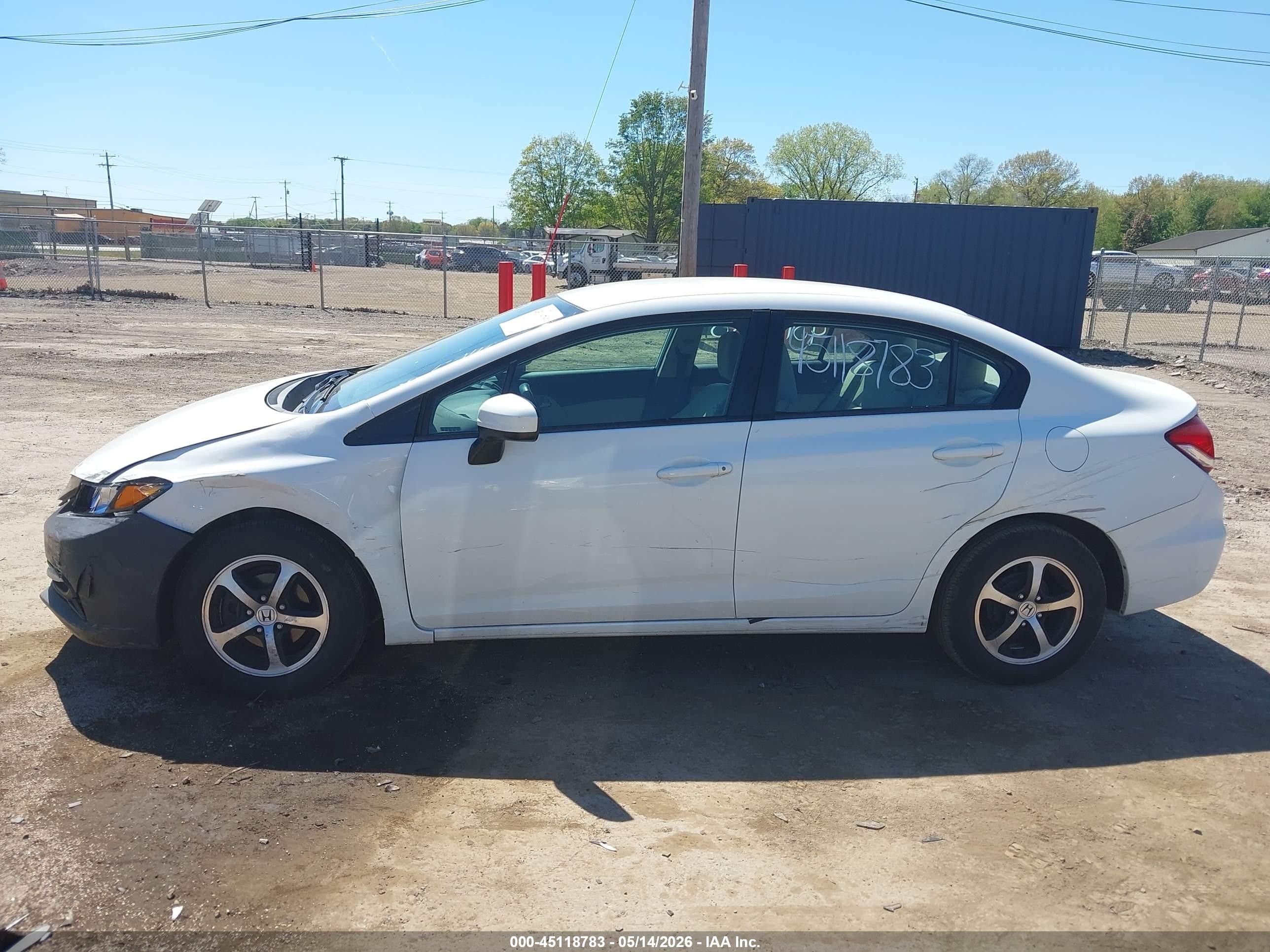 2015 Honda Civic Se White vin: 2HGFB2F7XFH506686