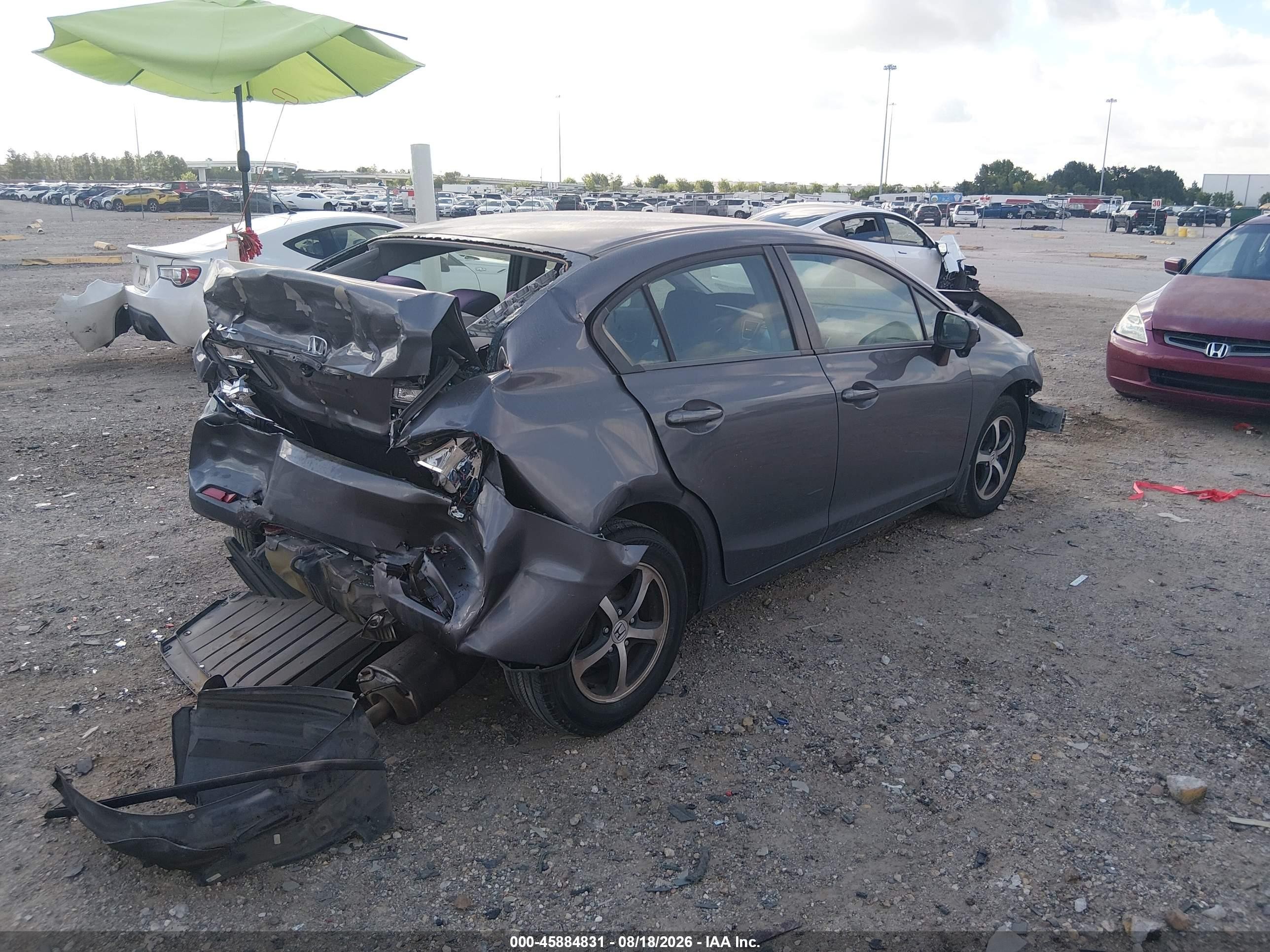 2015 Honda Civic Se Gray vin: 2HGFB2F7XFH508003