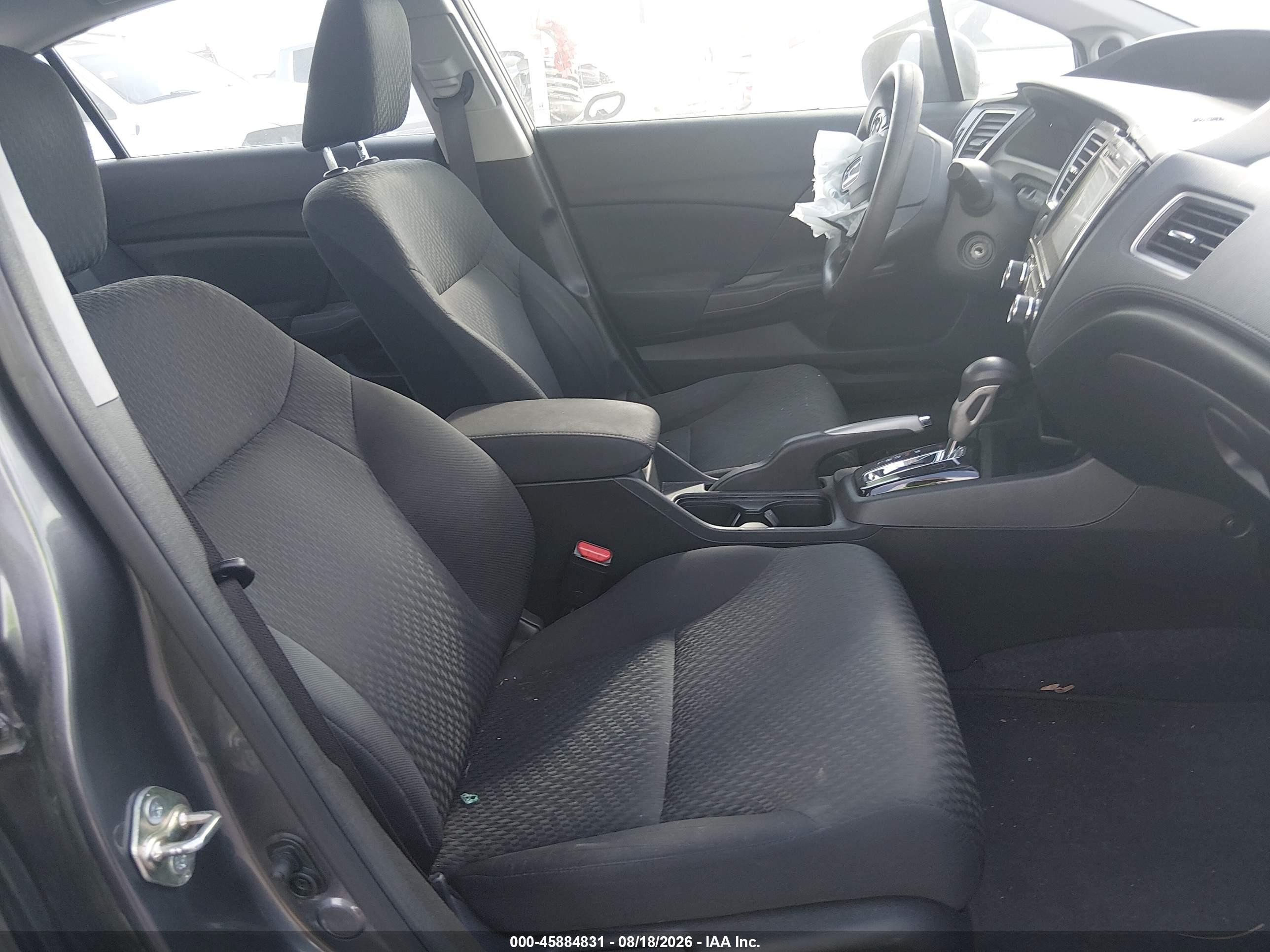 2015 Honda Civic Se Gray vin: 2HGFB2F7XFH508003