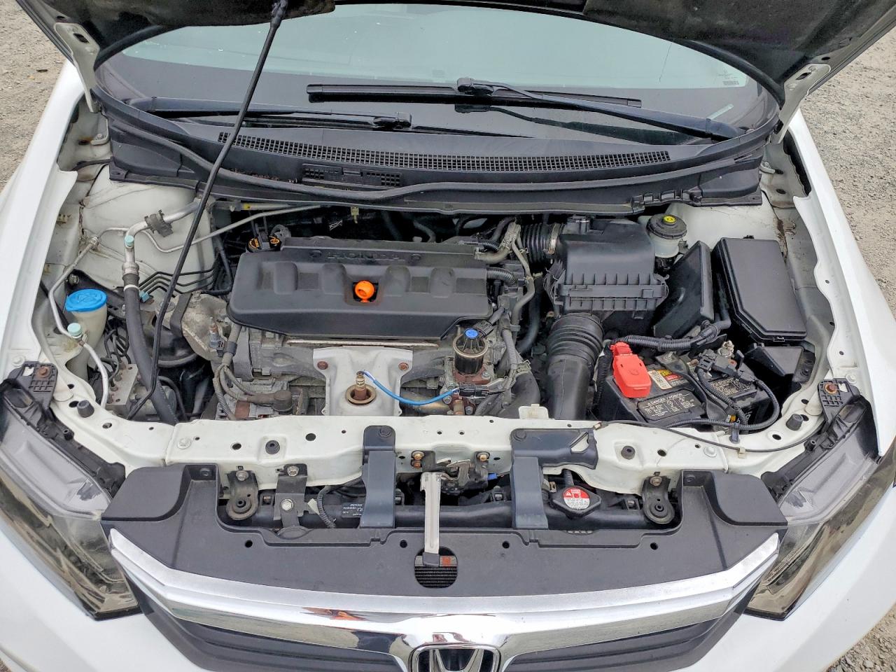 2012 Honda Civic Ex White vin: 2HGFB2F80CH310910