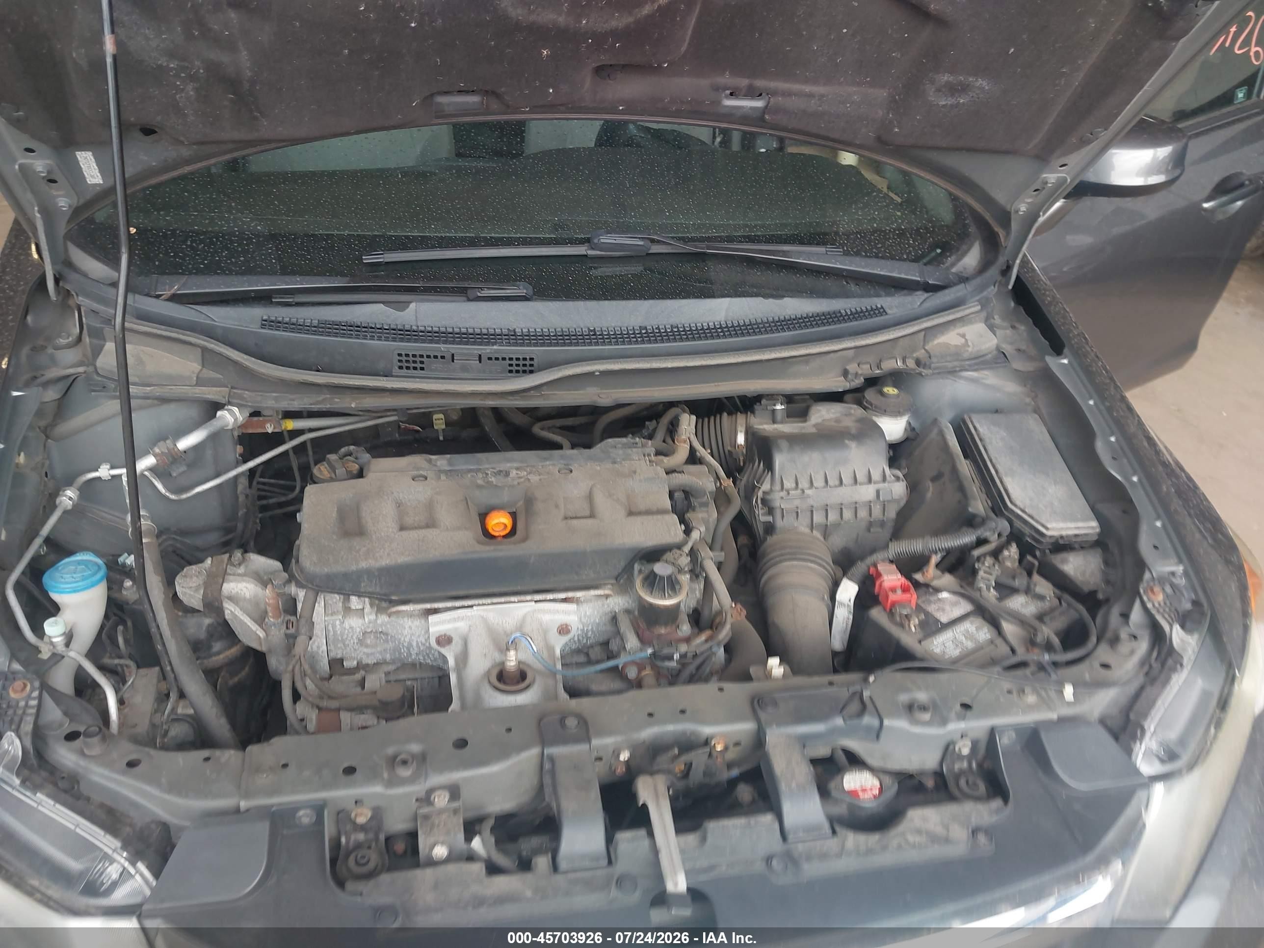 2012 Honda Civic Ex Gray vin: 2HGFB2F80CH312687