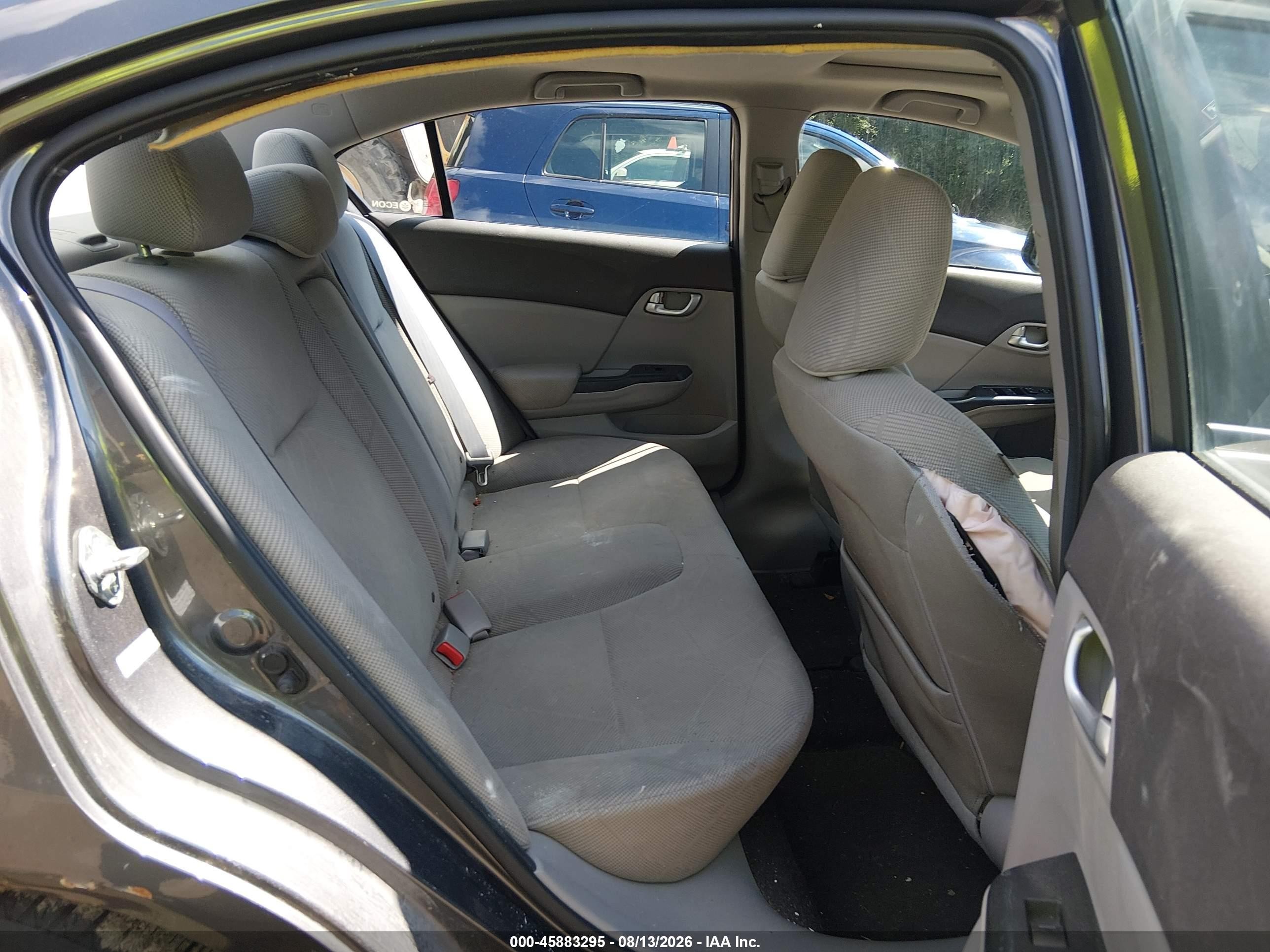 2012 Honda Civic Ex Серый vin: 2HGFB2F80CH502022
