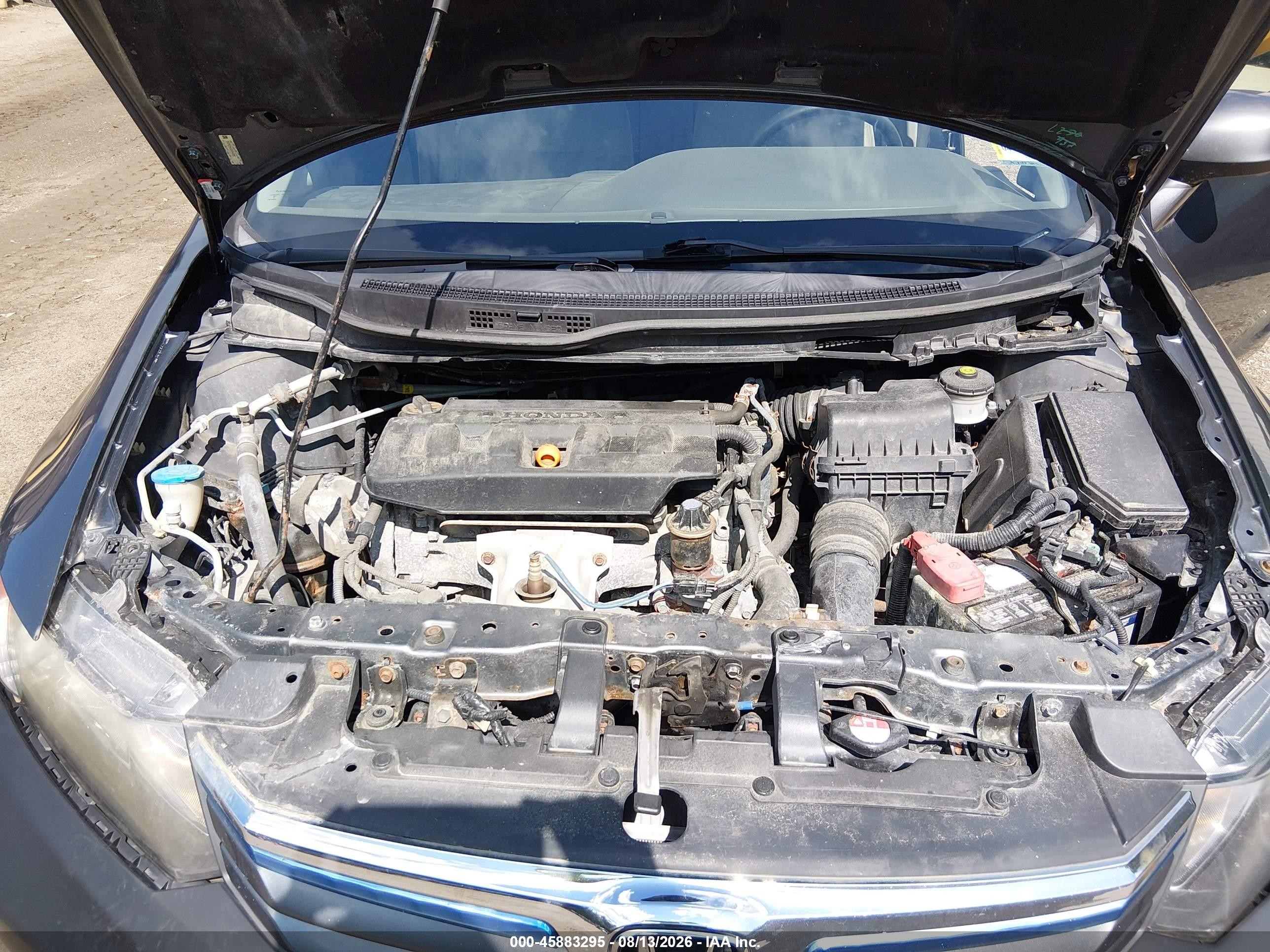 2012 Honda Civic Ex Серый vin: 2HGFB2F80CH502022