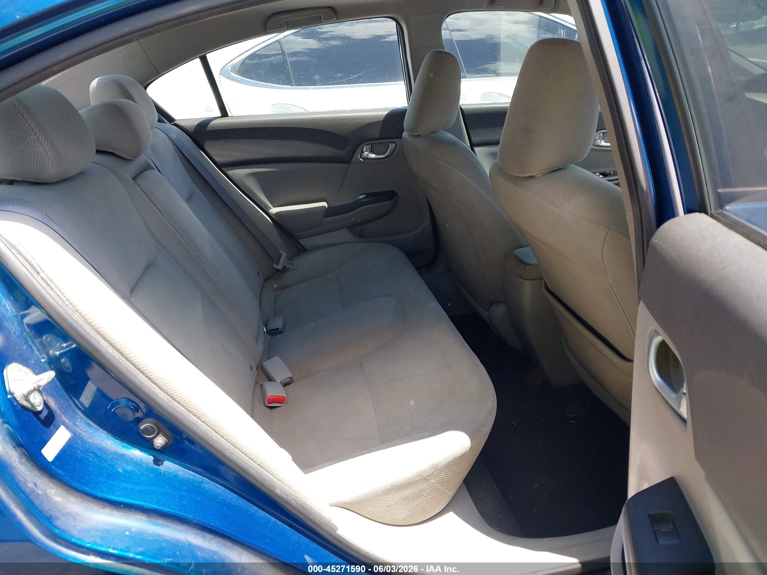 2012 Honda Civic Ex Синий vin: 2HGFB2F80CH502232