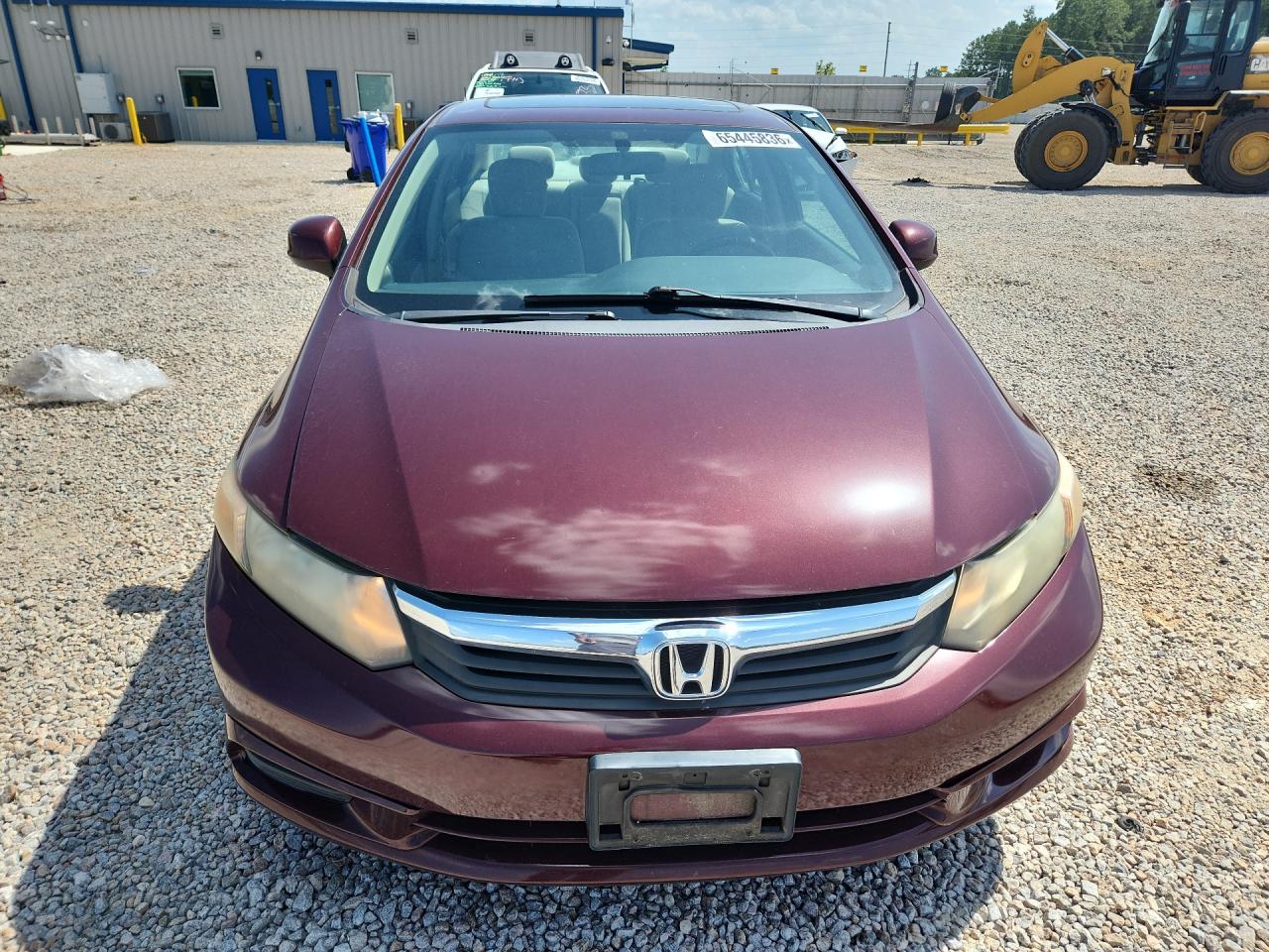 2012 Honda Civic Ex Бордовый vin: 2HGFB2F80CH579571