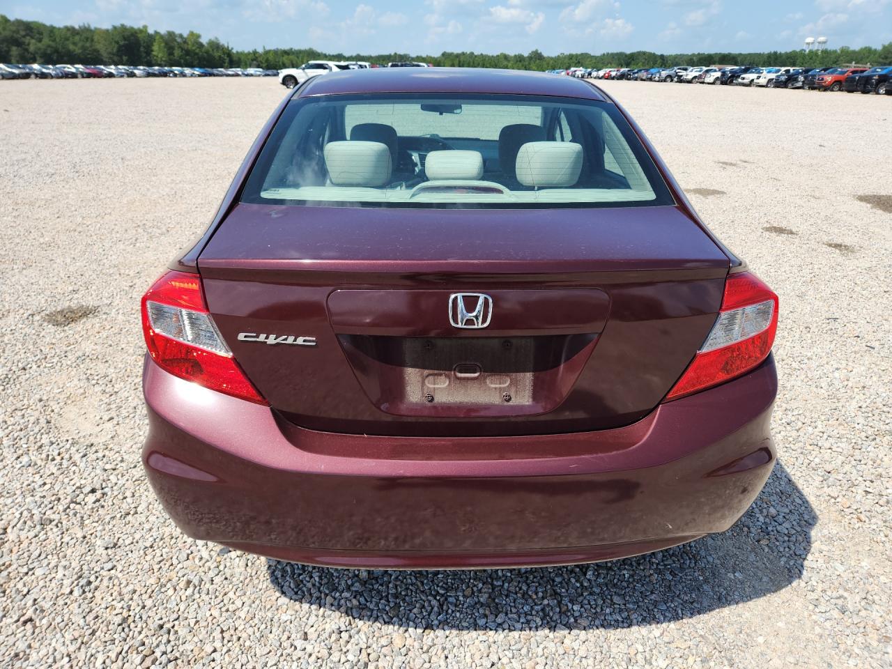 2012 Honda Civic Ex Бордовый vin: 2HGFB2F80CH579571