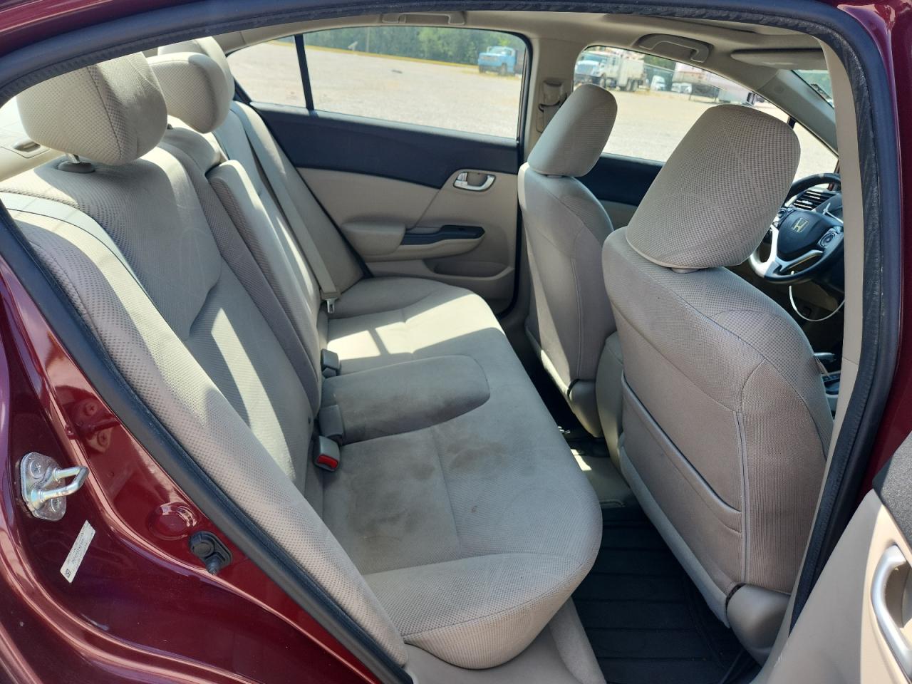 2012 Honda Civic Ex Бордовый vin: 2HGFB2F80CH579571