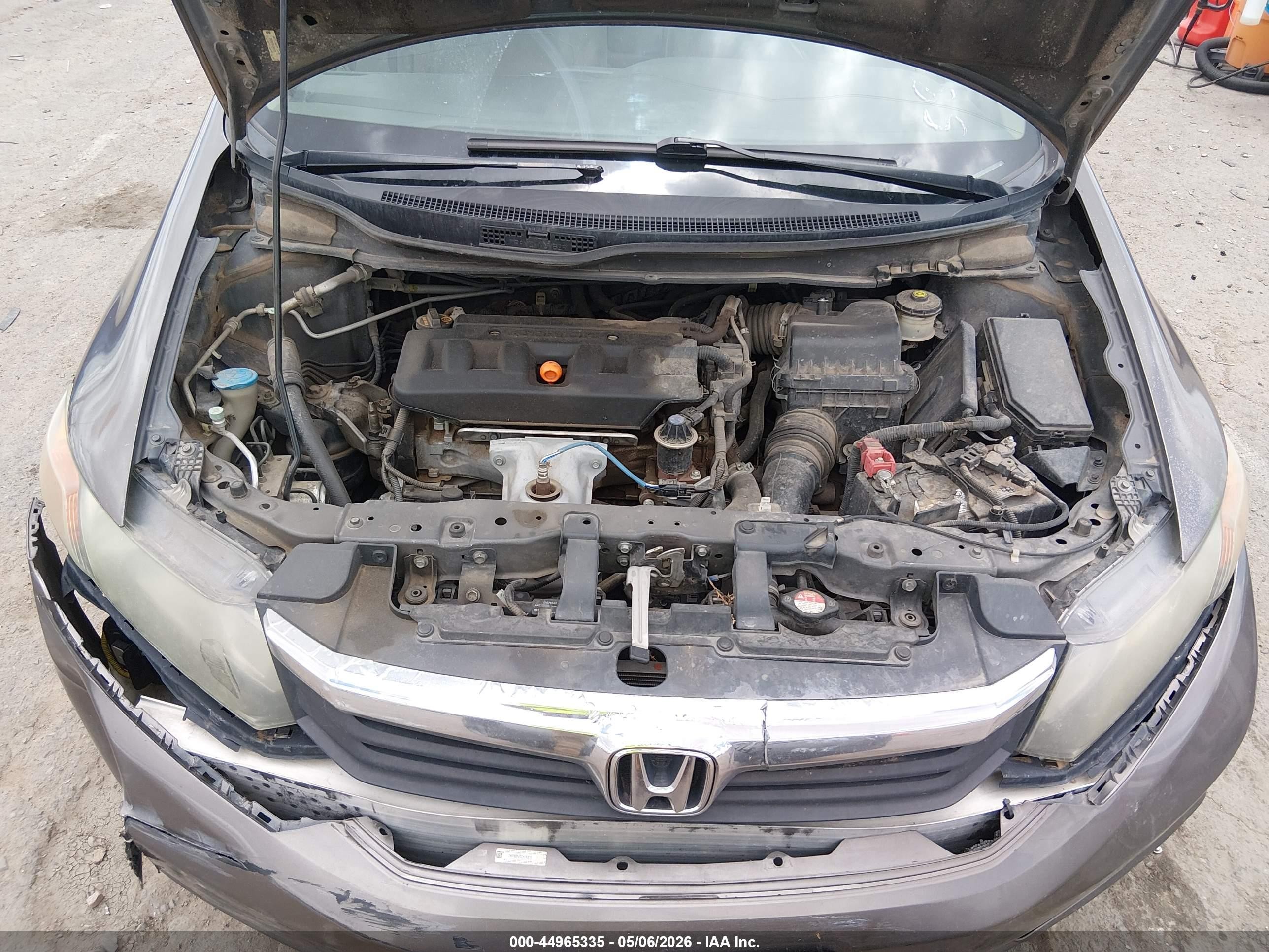 2012 Honda Civic Ex Коричневый vin: 2HGFB2F80CH581515