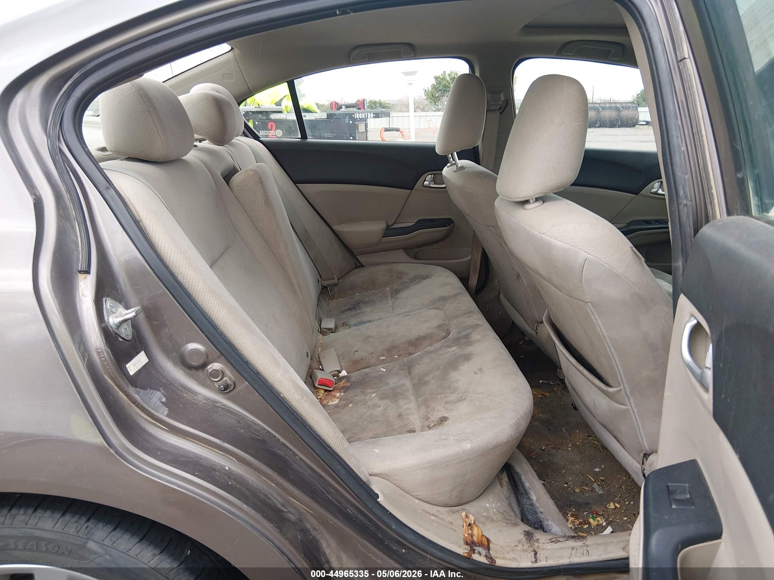2012 Honda Civic Ex Коричневый vin: 2HGFB2F80CH581515
