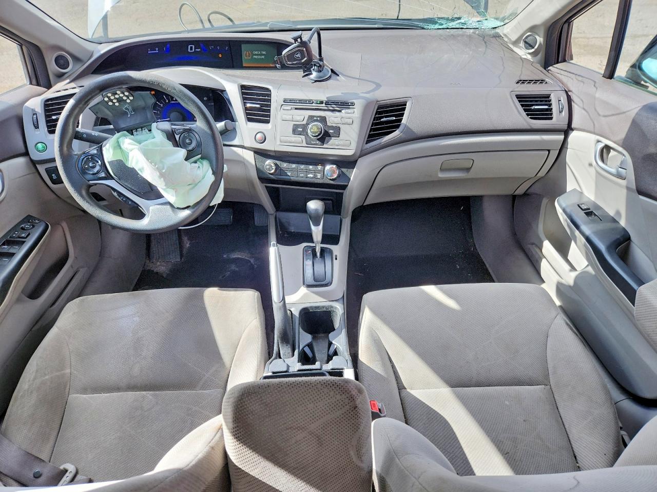 2012 Honda Civic Ex Gray vin: 2HGFB2F80CH599920