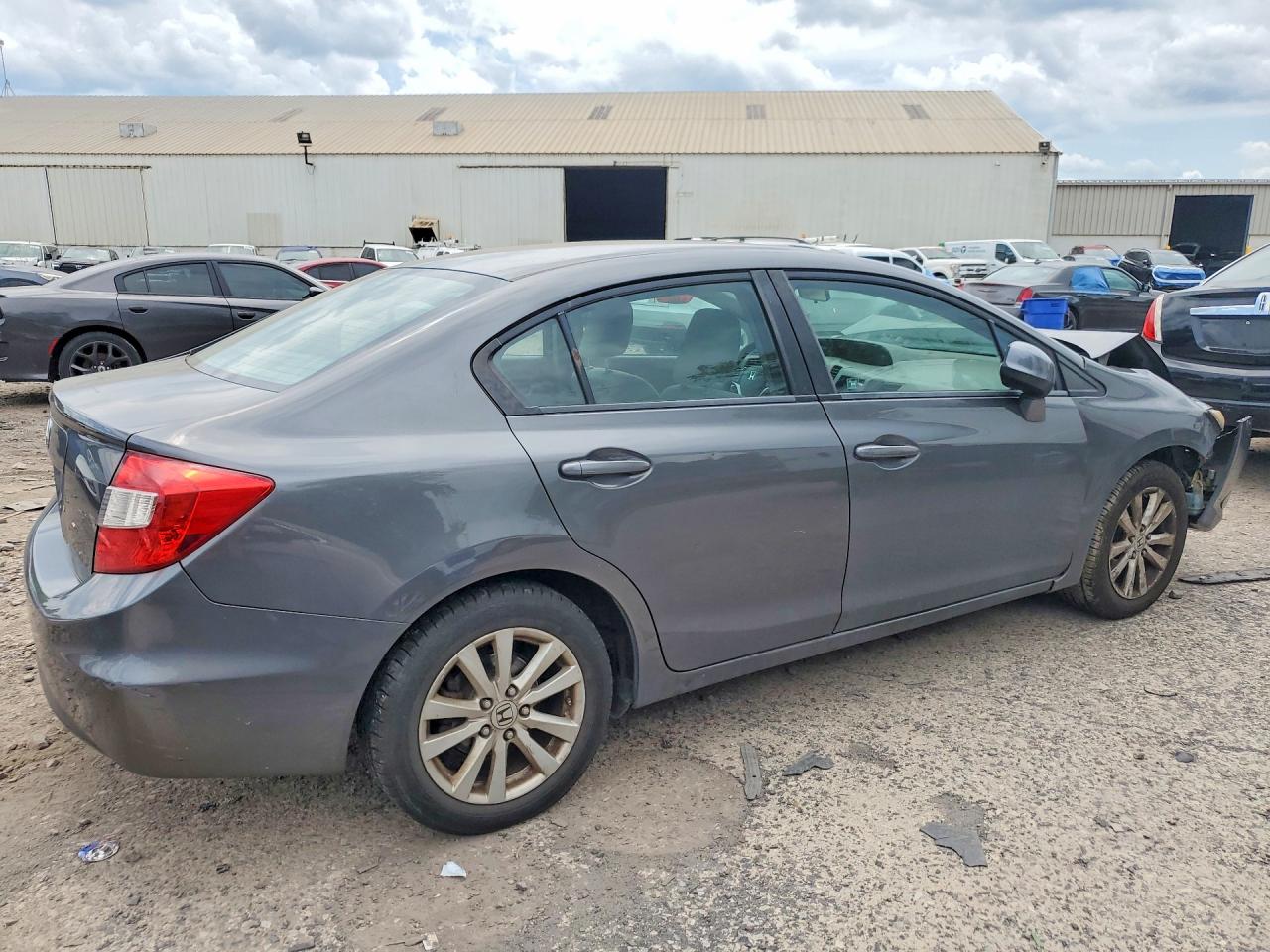 2012 Honda Civic Ex Charcoal vin: 2HGFB2F80CH612147