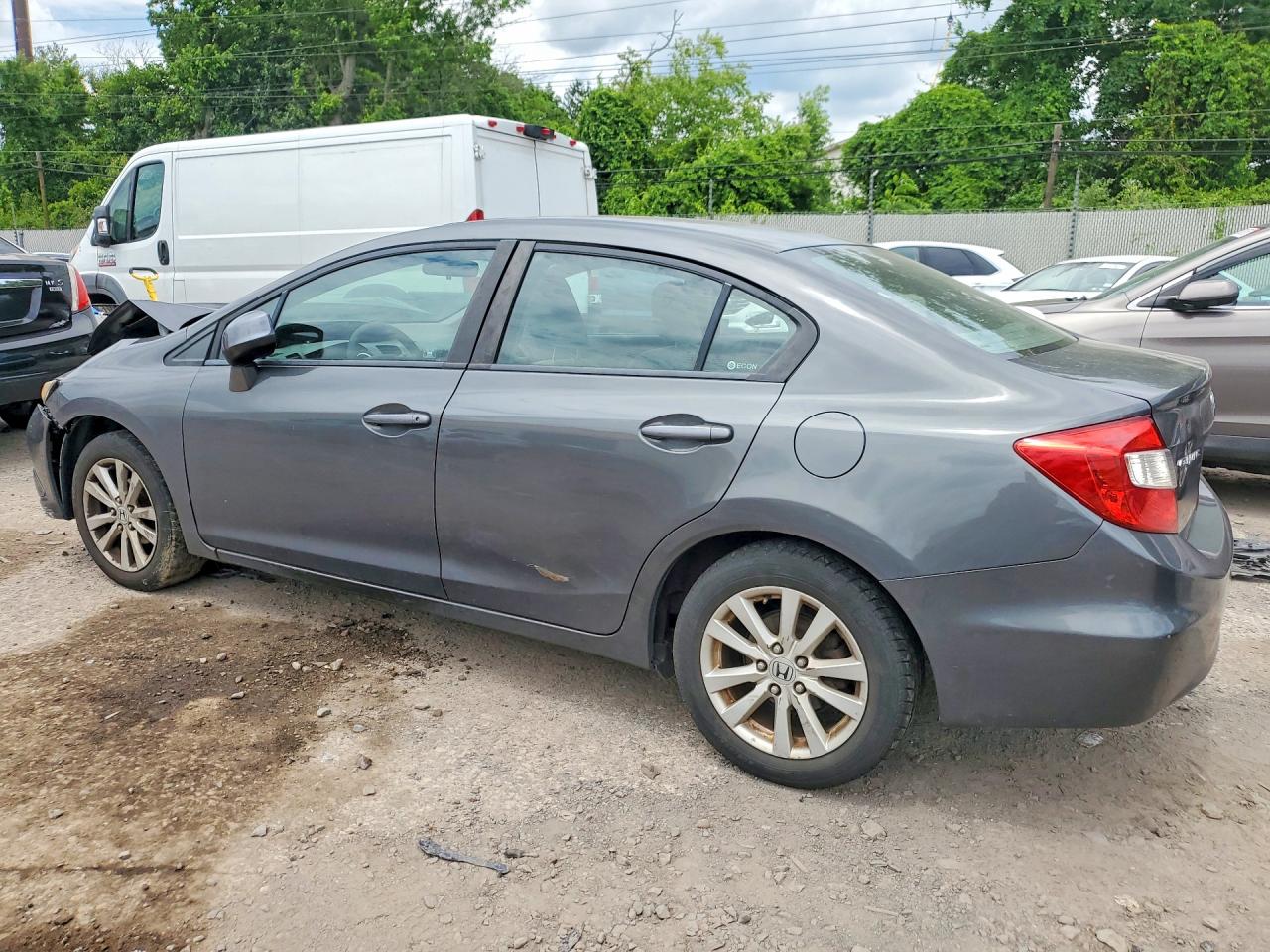 2012 Honda Civic Ex Charcoal vin: 2HGFB2F80CH612147