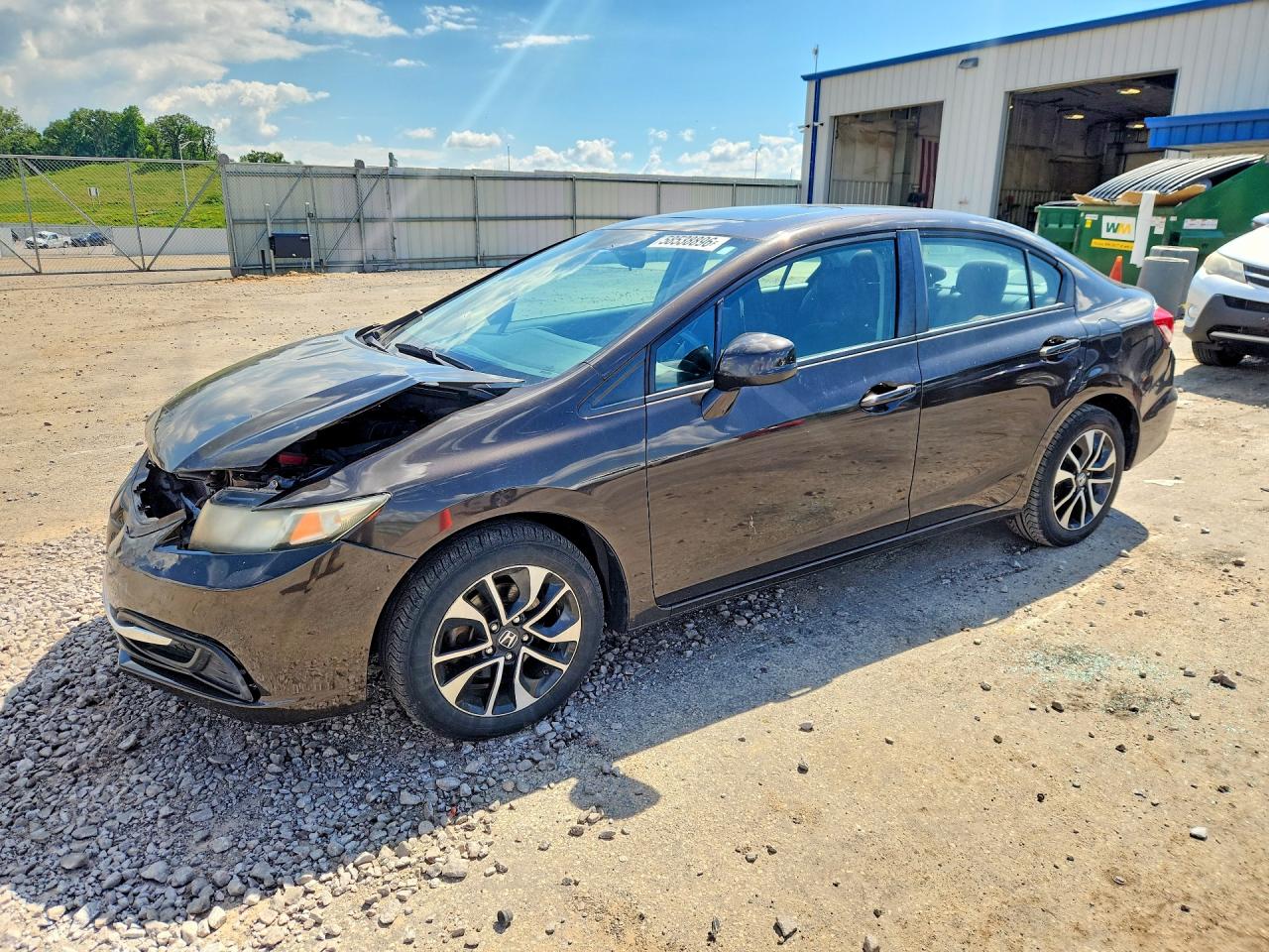 2013 Honda Civic Ex Black vin: 2HGFB2F80DH500160