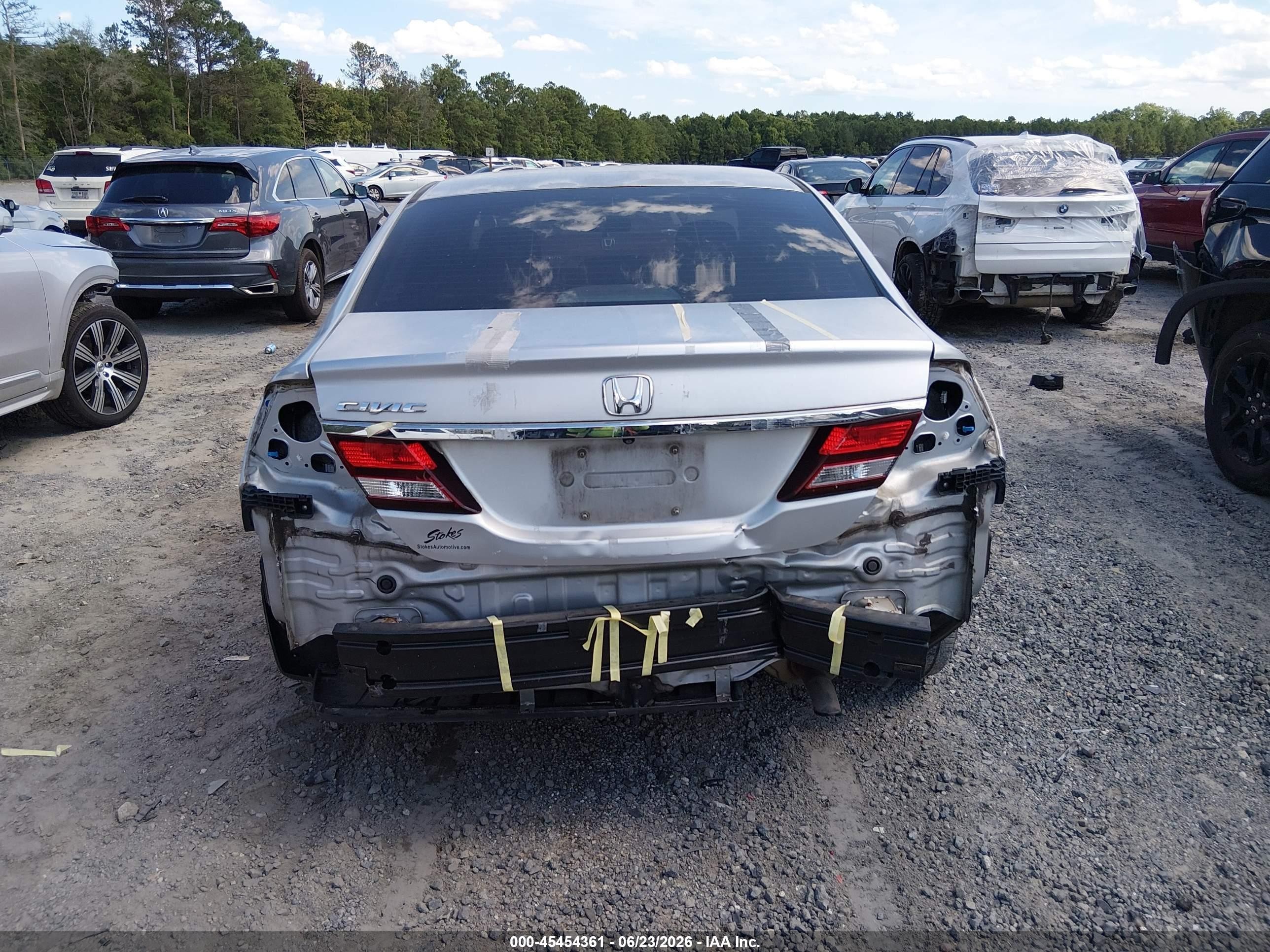 2013 Honda Civic Ex Silver vin: 2HGFB2F80DH508842