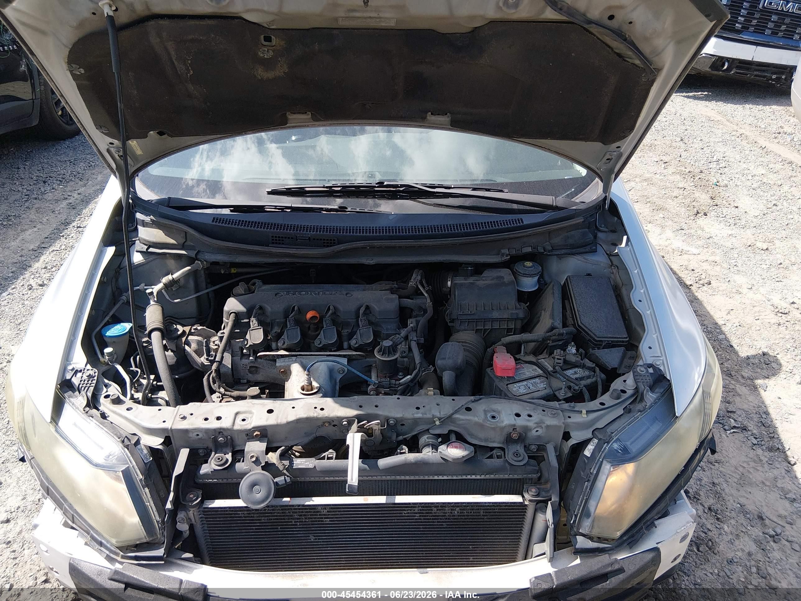 2013 Honda Civic Ex Silver vin: 2HGFB2F80DH508842