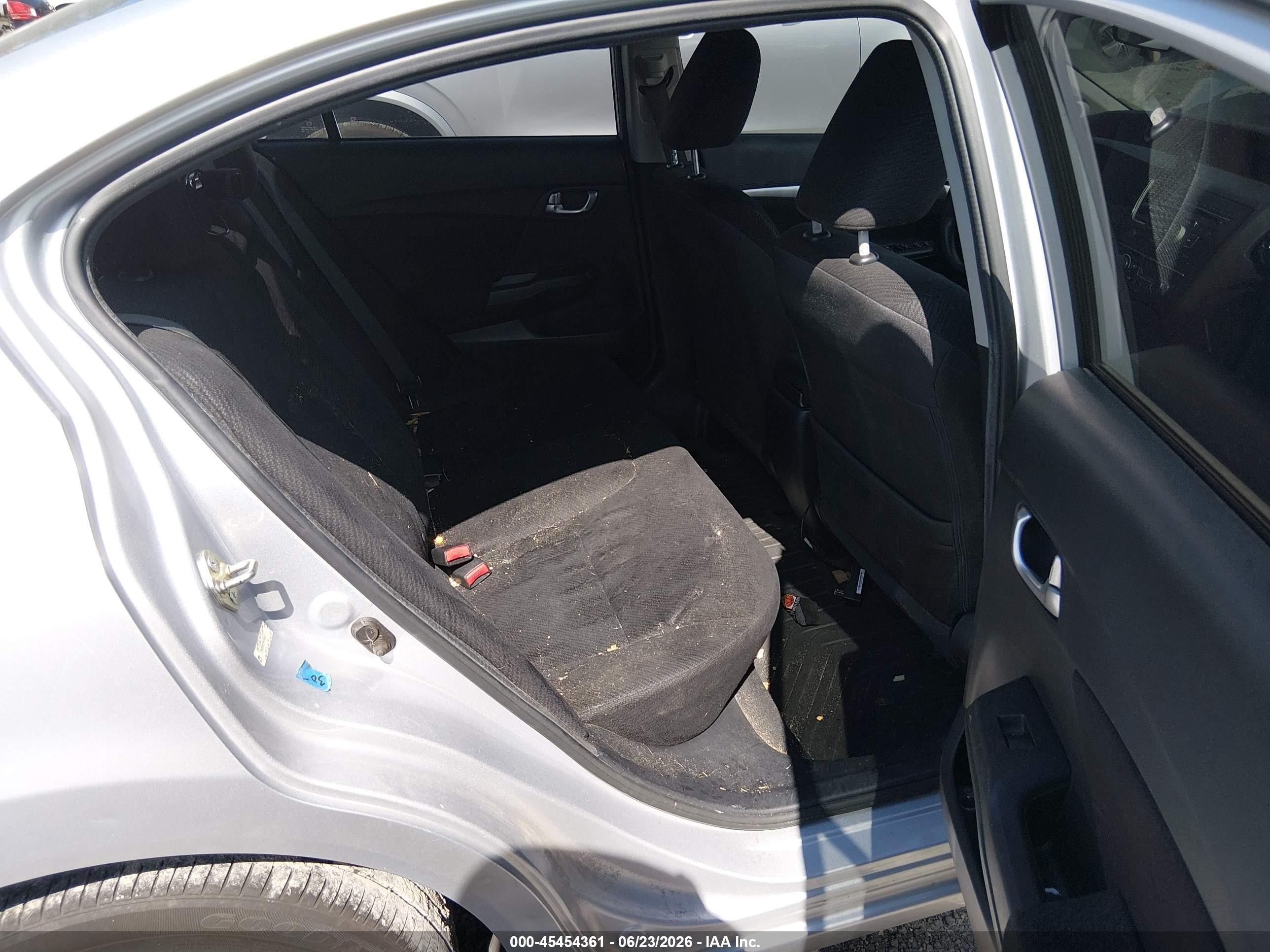 2013 Honda Civic Ex Silver vin: 2HGFB2F80DH508842