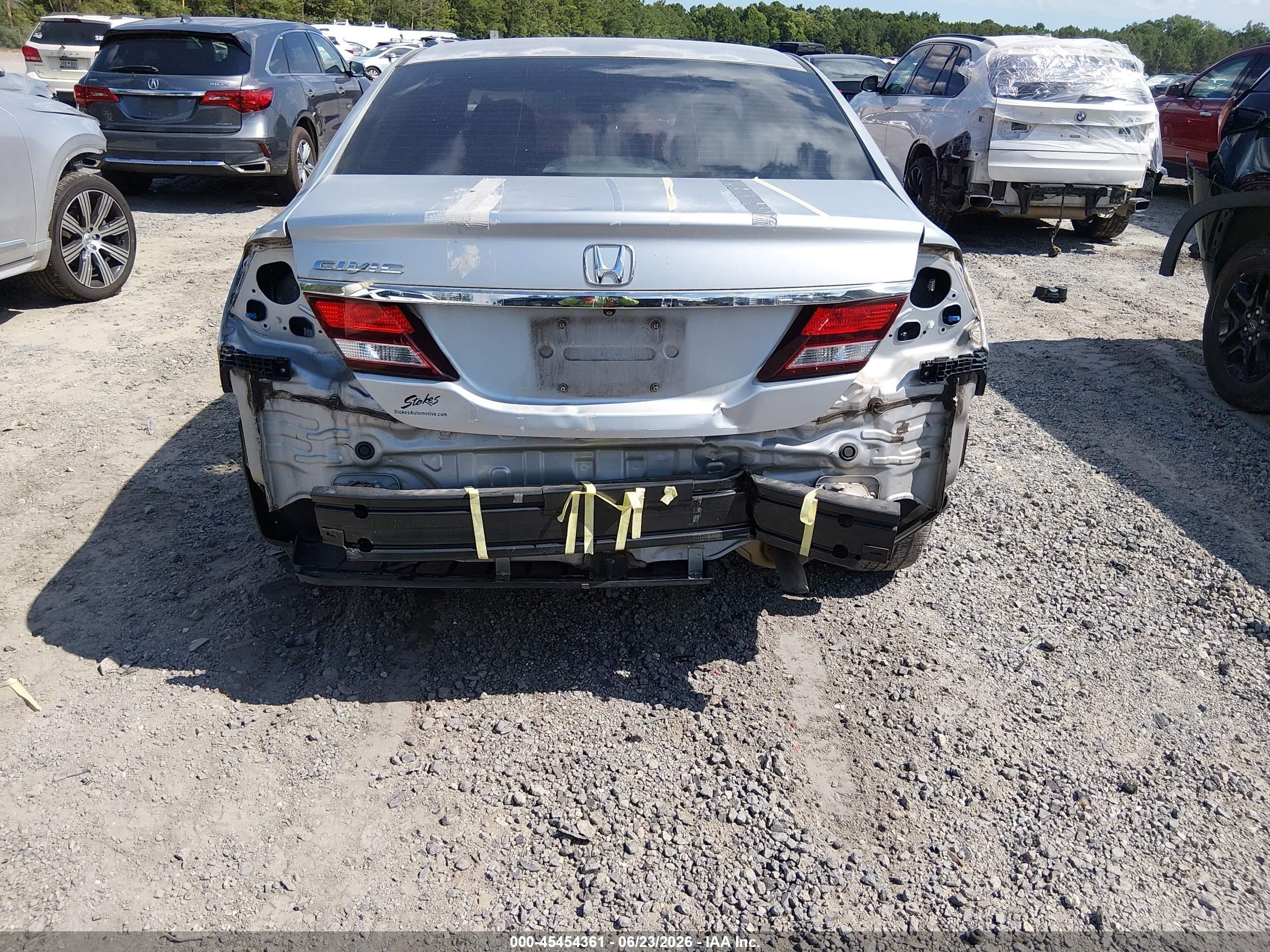 2013 Honda Civic Ex Silver vin: 2HGFB2F80DH508842
