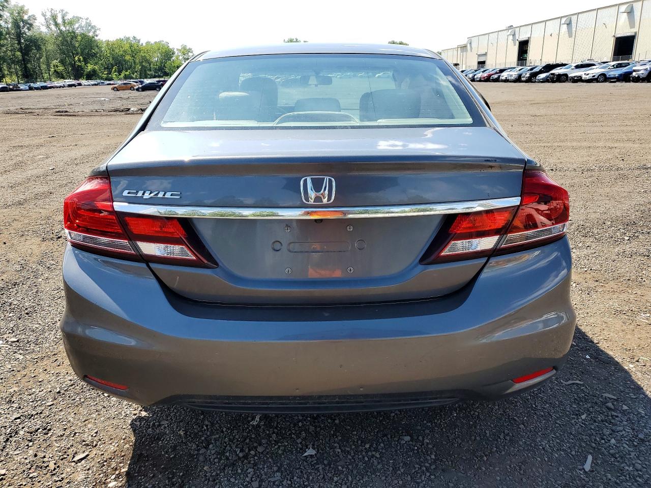 2013 Honda Civic Ex Gray vin: 2HGFB2F80DH517296
