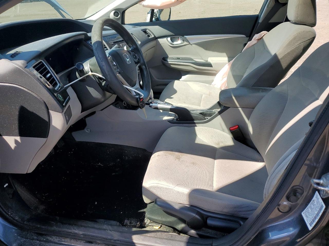 2013 Honda Civic Ex Gray vin: 2HGFB2F80DH517296