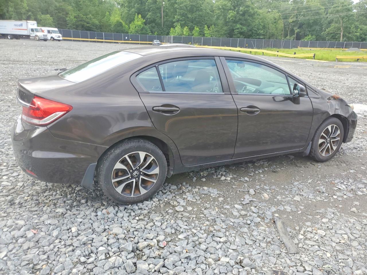 2013 Honda Civic Ex Brown vin: 2HGFB2F80DH532574