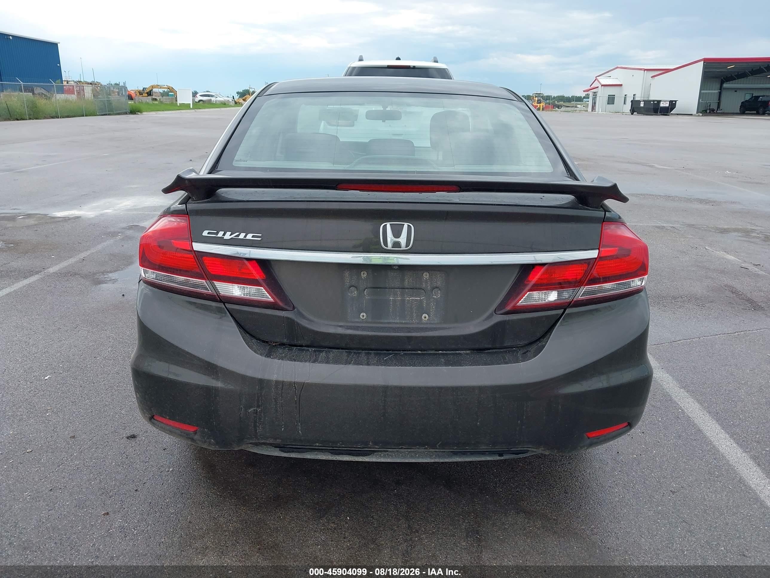 2013 Honda Civic Ex Gray vin: 2HGFB2F80DH555661