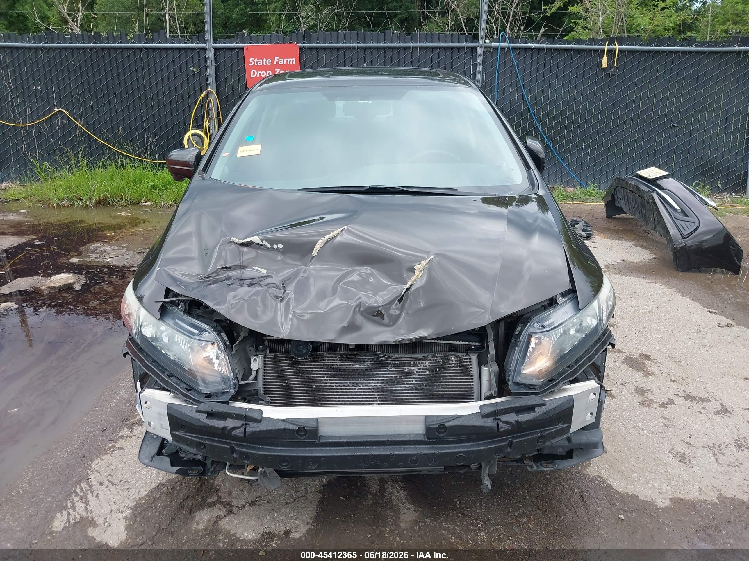 2014 Honda Civic Ex Коричневый vin: 2HGFB2F80EH529644